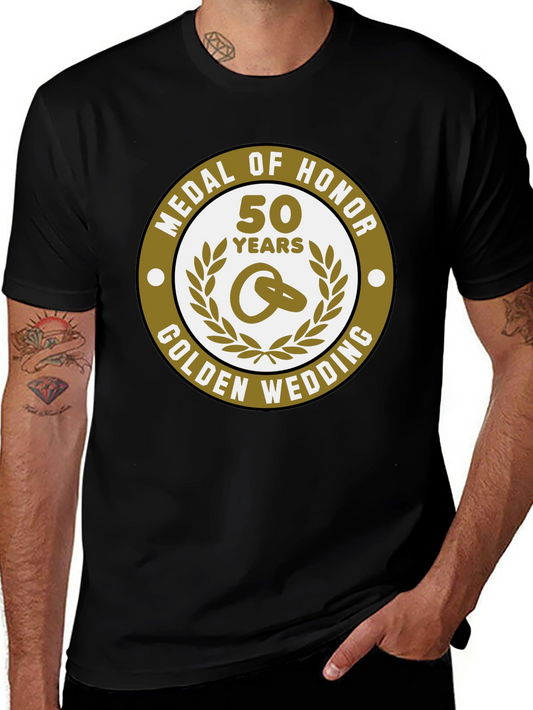 50th Golden Wedding Anniversary Medal of Honor T-Shirt