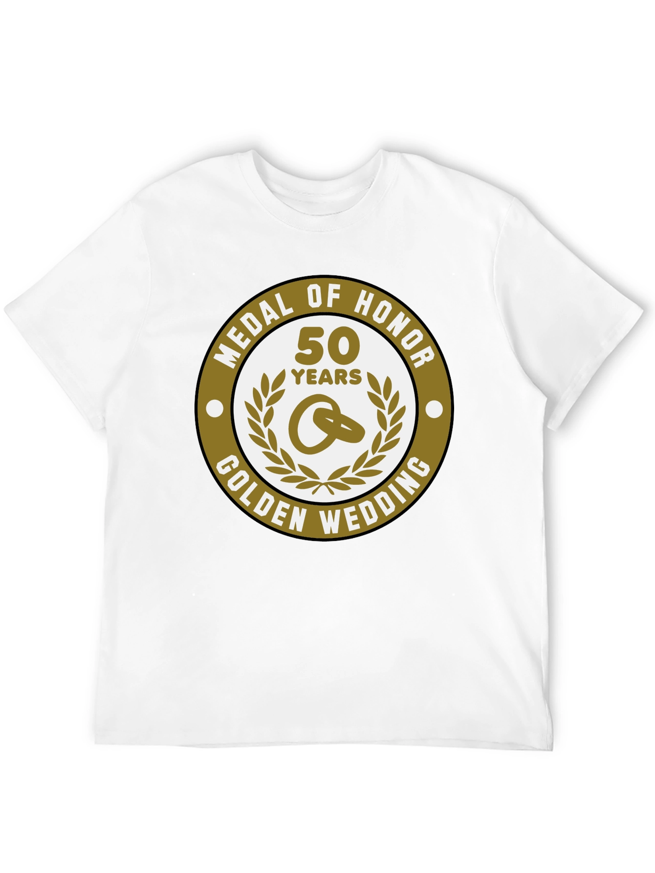 50th Golden Wedding Anniversary Medal of Honor T-Shirt