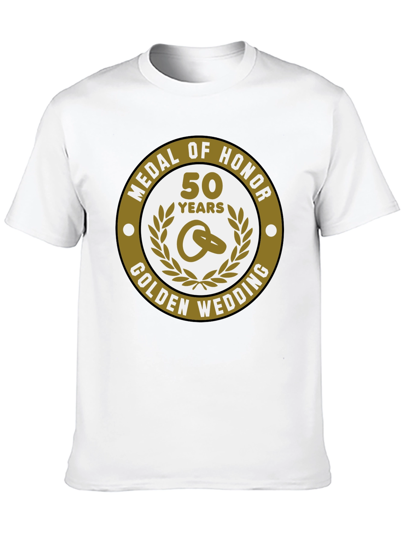 50th Golden Wedding Anniversary Medal of Honor T-Shirt