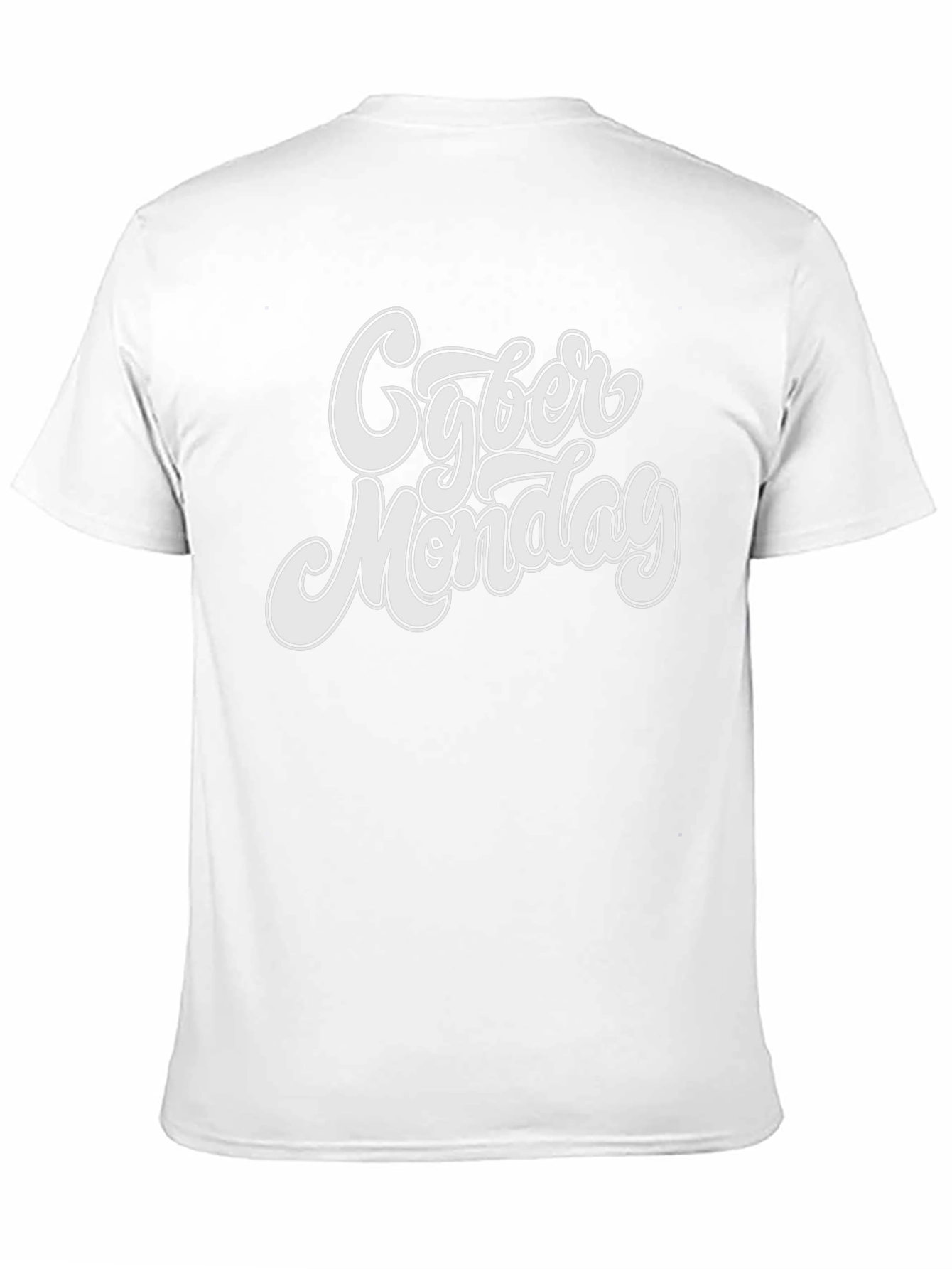 Cyber Monday Graphic Tee - Black Cotton