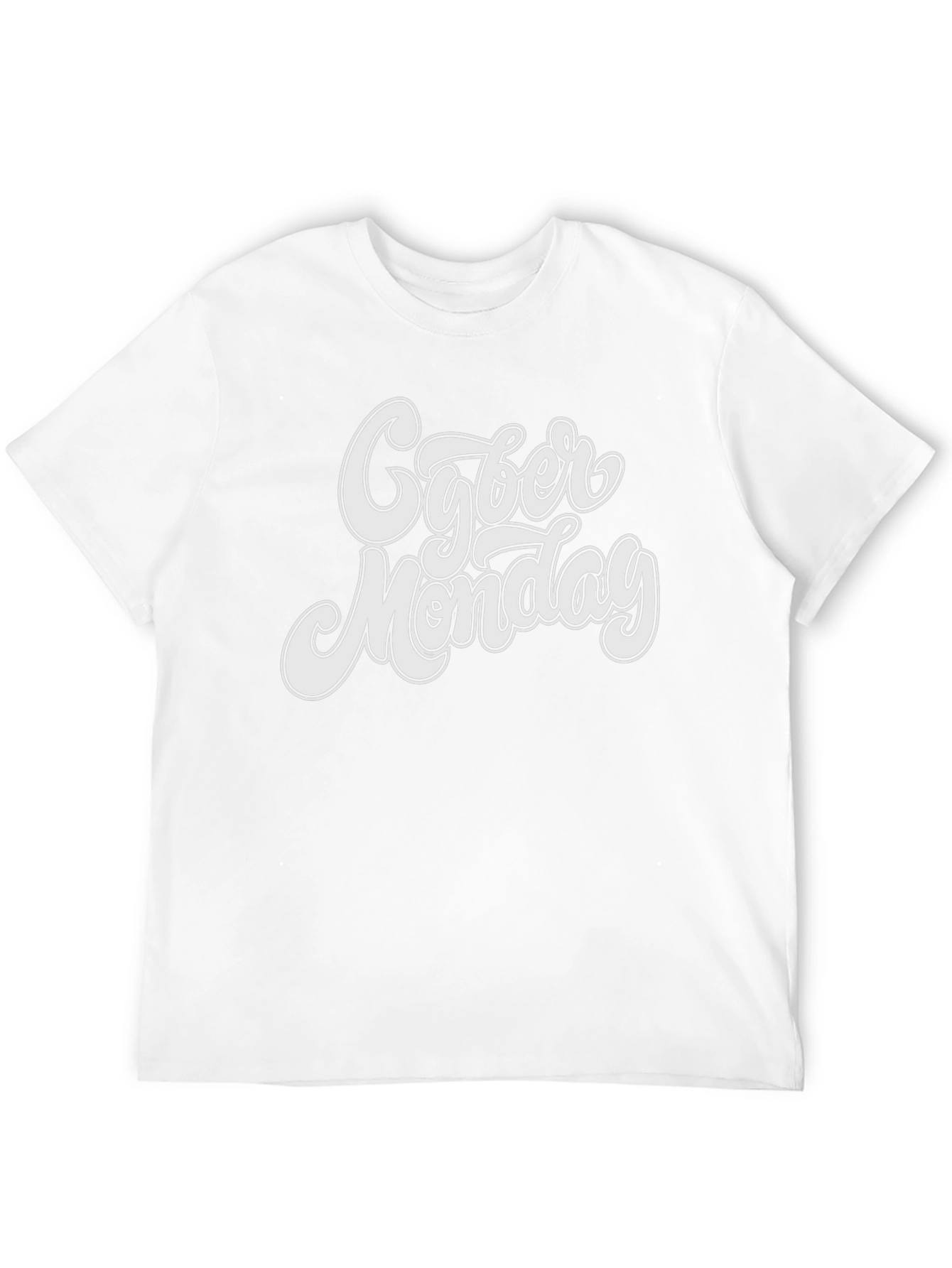 Cyber Monday Graphic Tee - Black Cotton