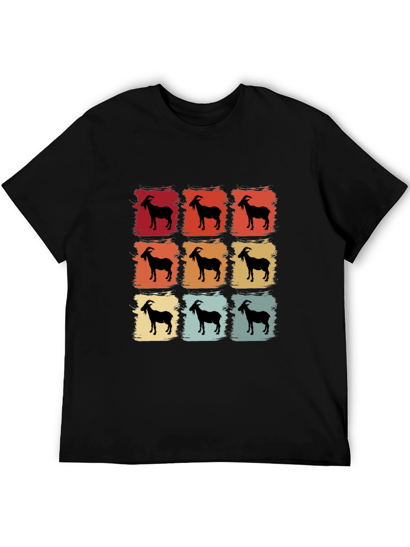 Retro Goat T-Shirt - Cool Animal Tee