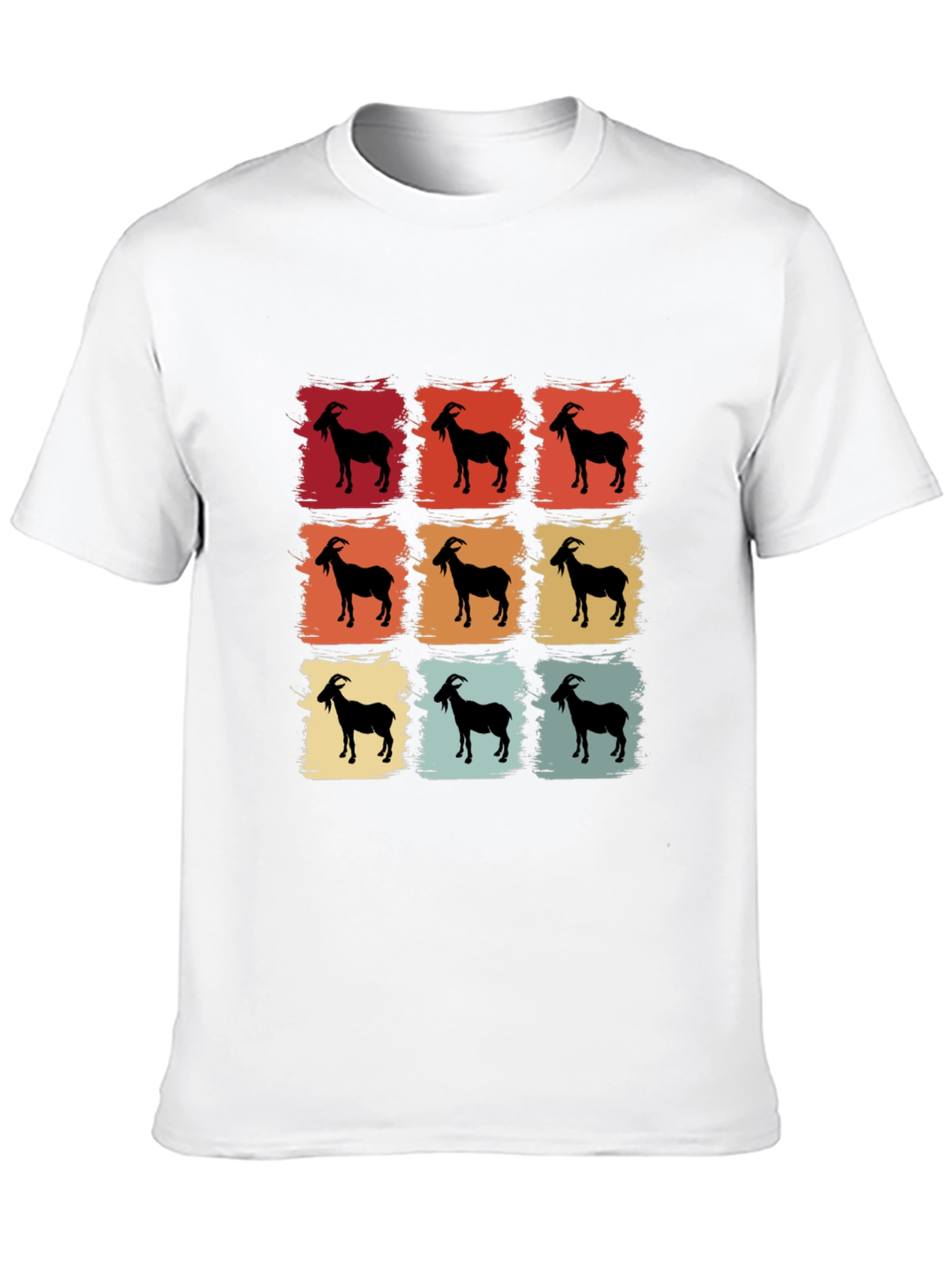 Retro Goat T-Shirt - Cool Animal Tee