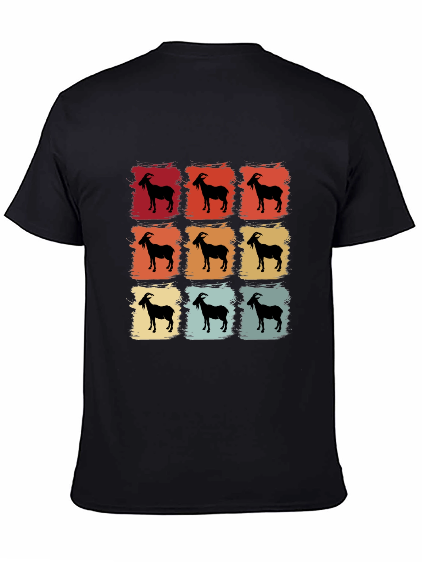 Retro Goat T-Shirt - Cool Animal Tee
