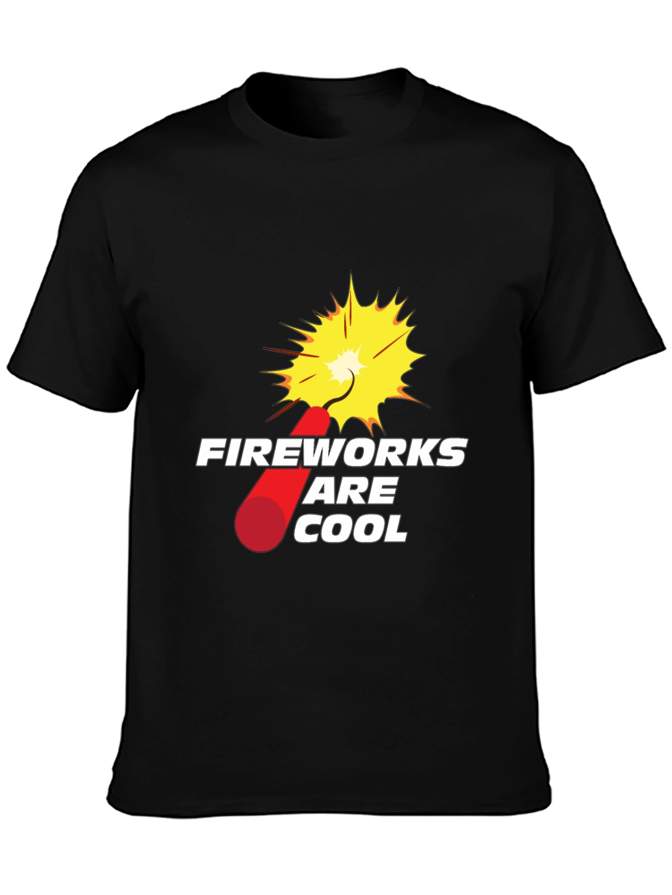 Fireworks are Cool Graphic T-Shirt