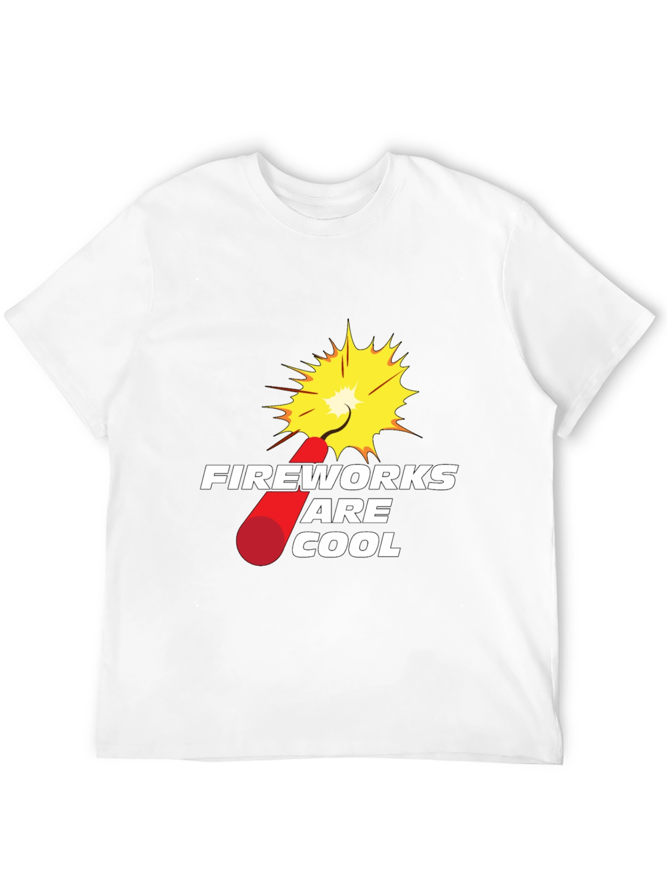 Fireworks are Cool Graphic T-Shirt