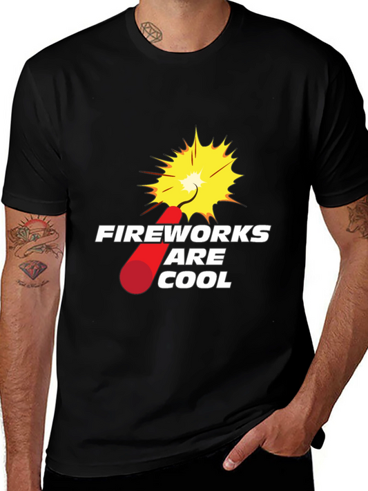 Fireworks are Cool Graphic T-Shirt