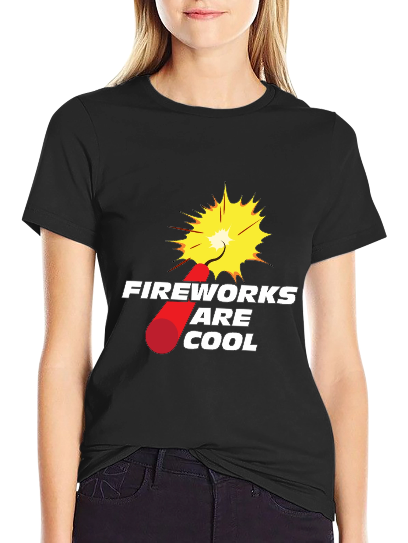 Fireworks are Cool Graphic T-Shirt