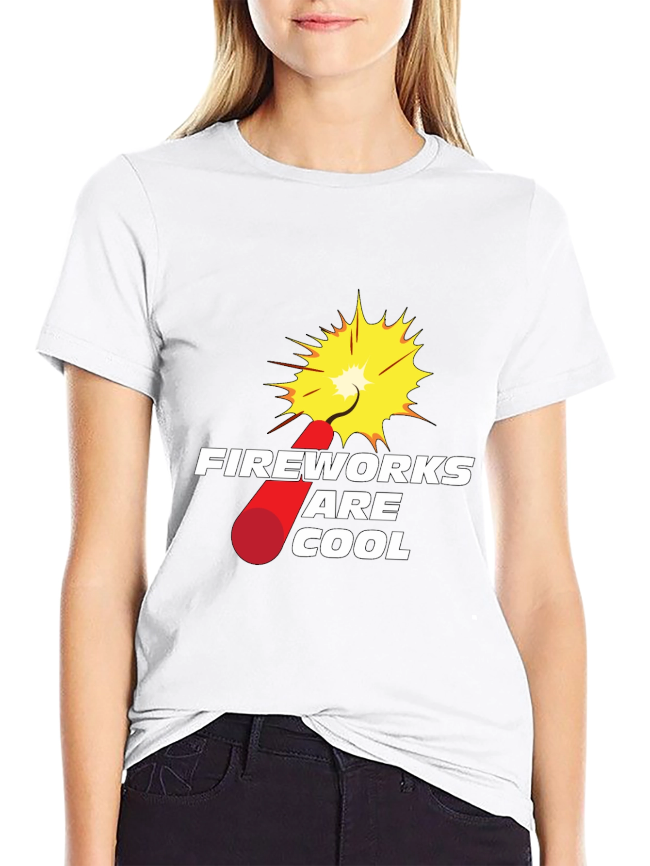 Fireworks are Cool Graphic T-Shirt