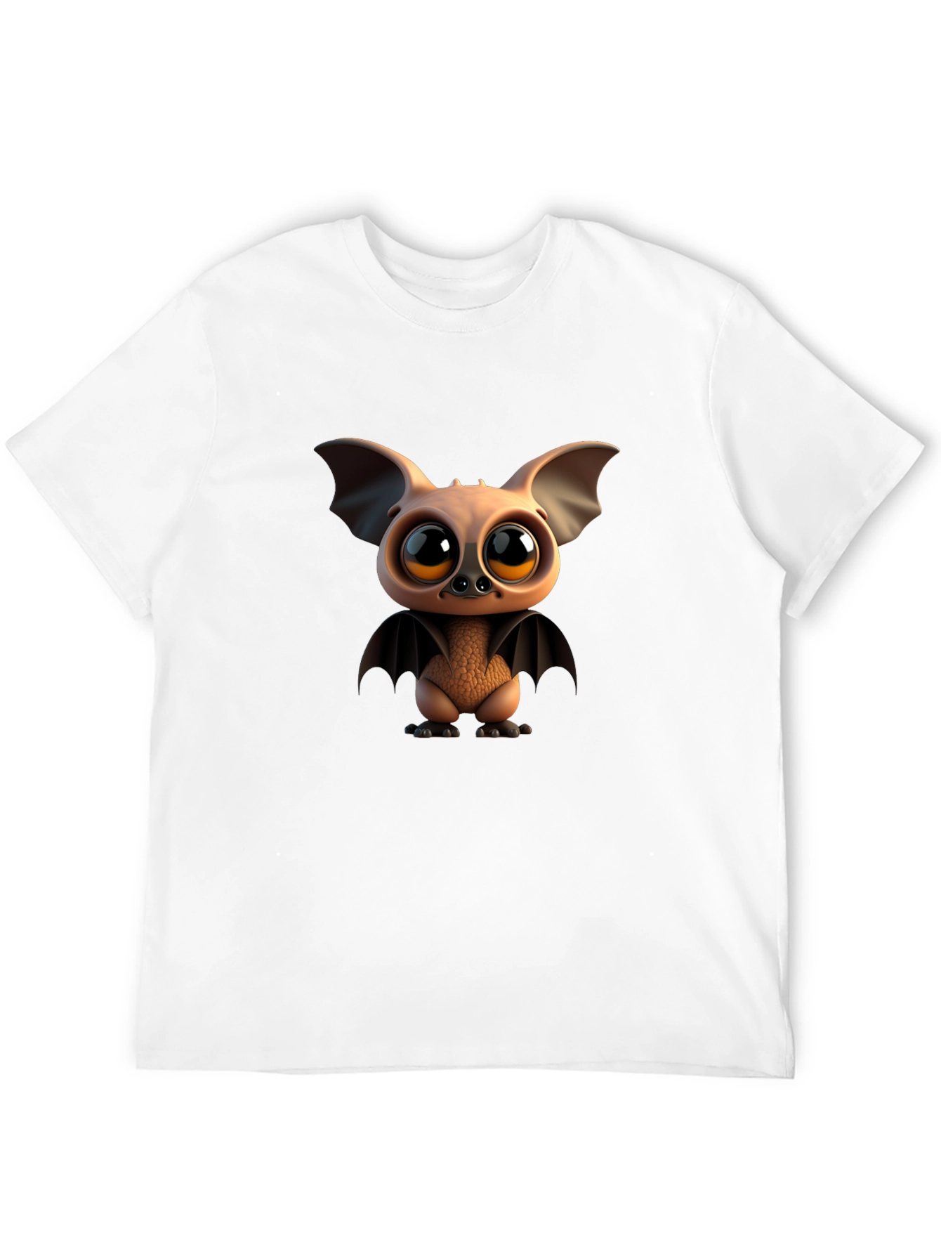 Cute Cartoon Bat Graphic T-Shirt