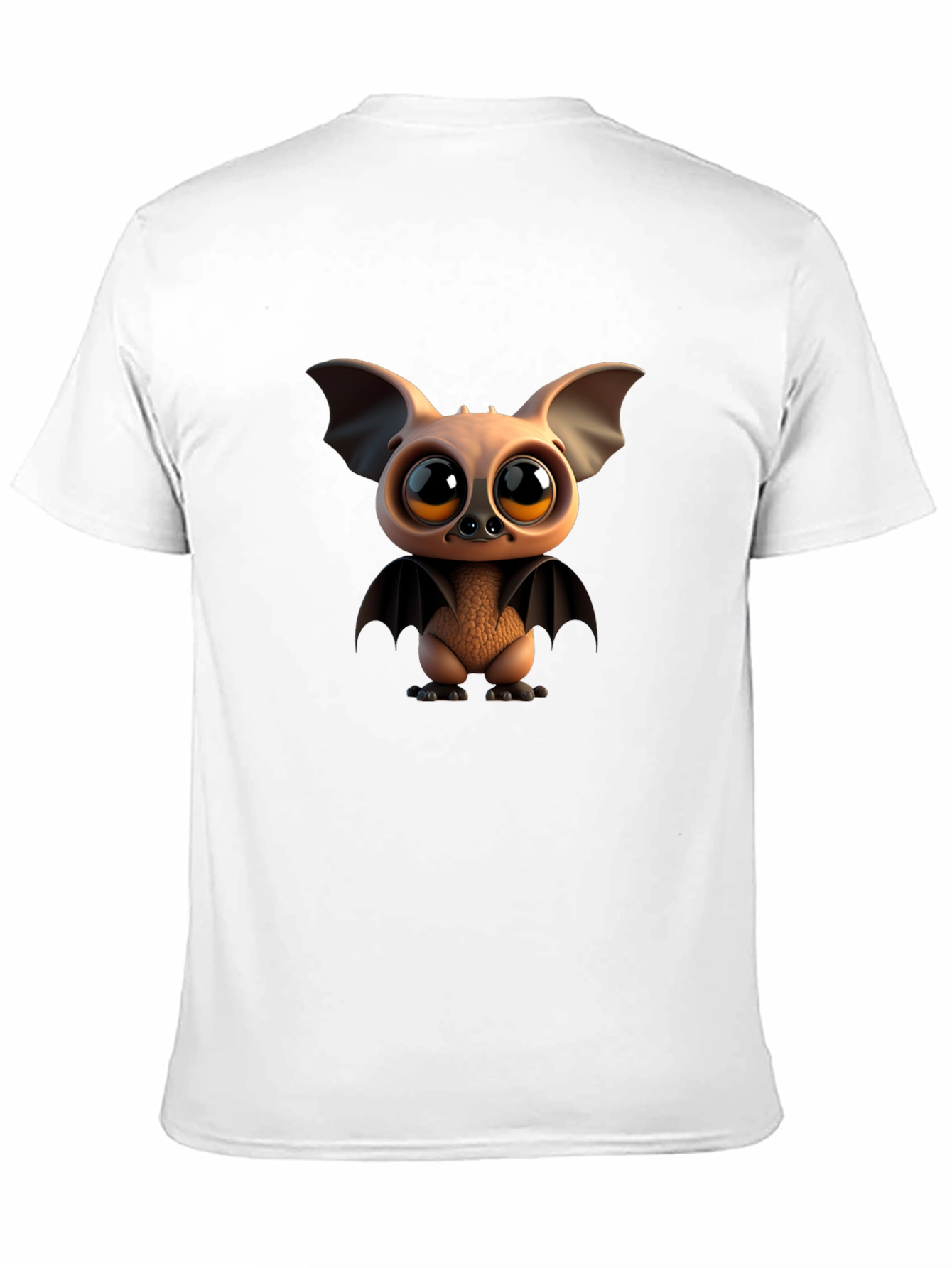 Cute Cartoon Bat Graphic T-Shirt
