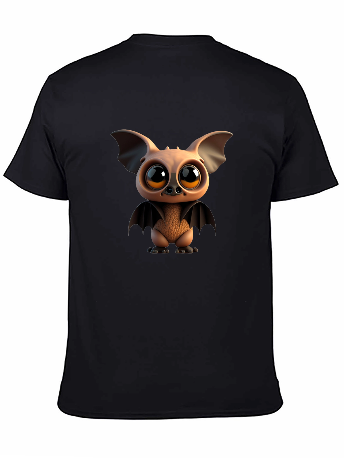 Cute Cartoon Bat Graphic T-Shirt