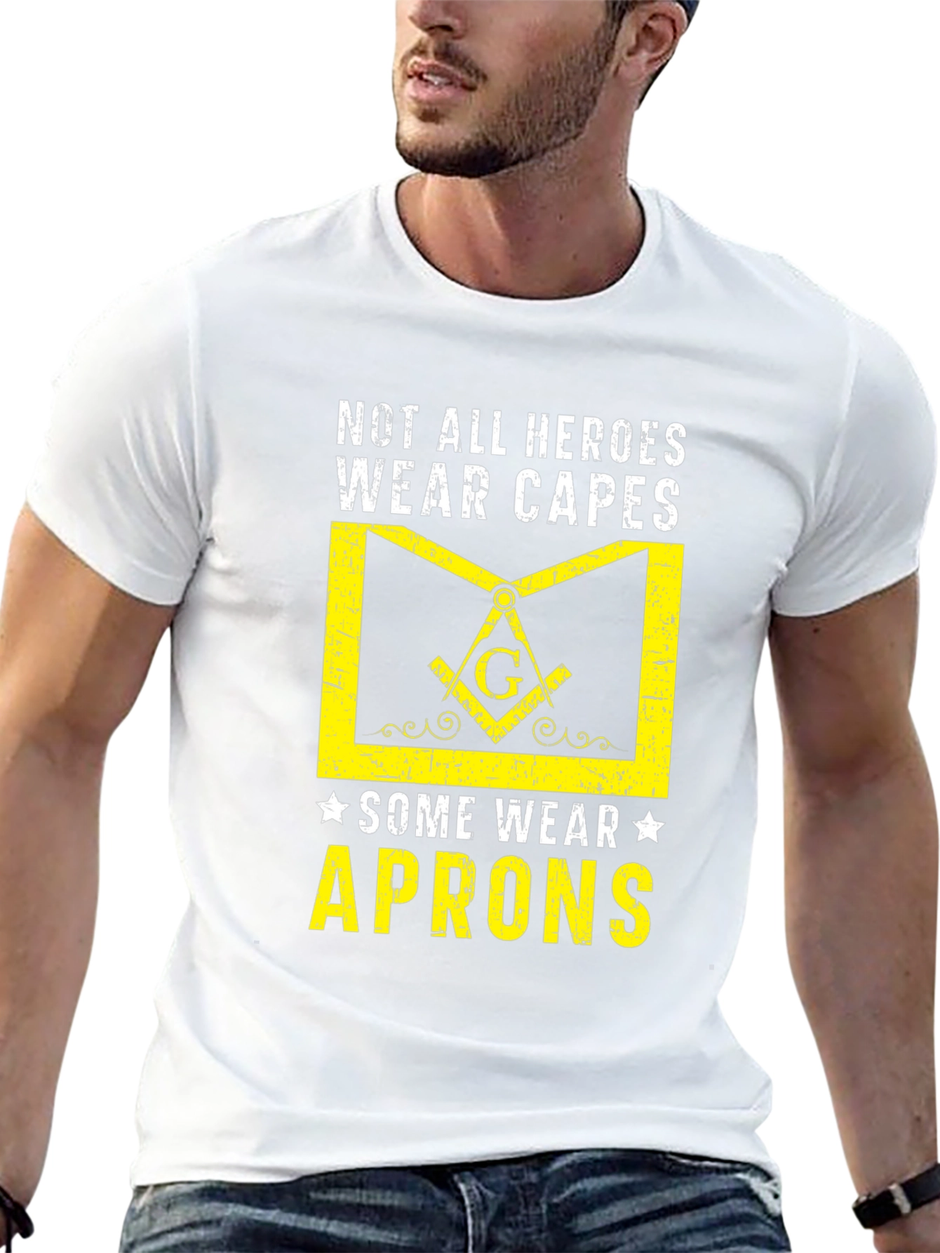 Masonic Hero Apron Graphic T-Shirt