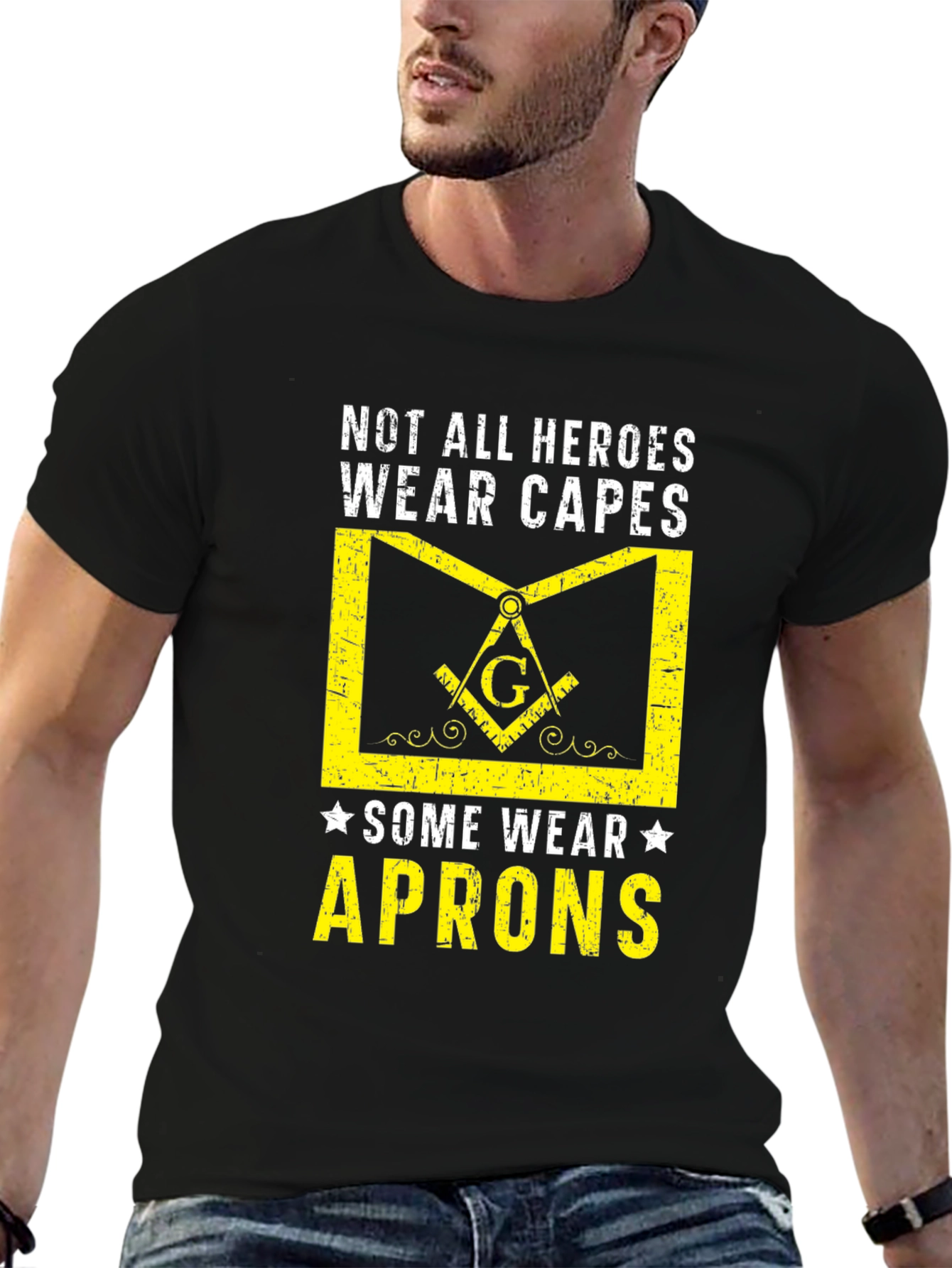 Masonic Hero Apron Graphic T-Shirt