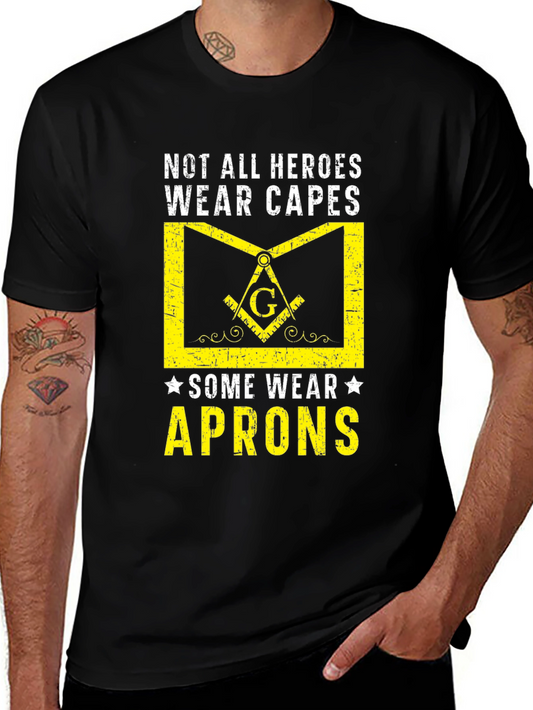 Masonic Hero Apron Graphic T-Shirt