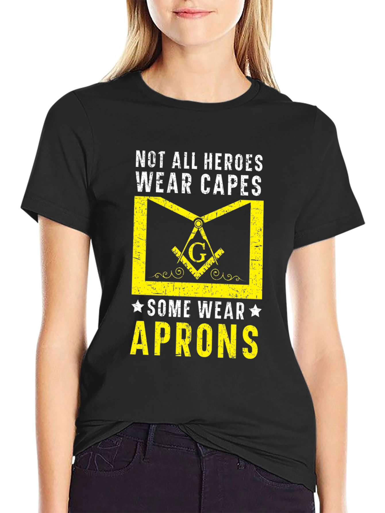 Masonic Hero Apron Graphic T-Shirt