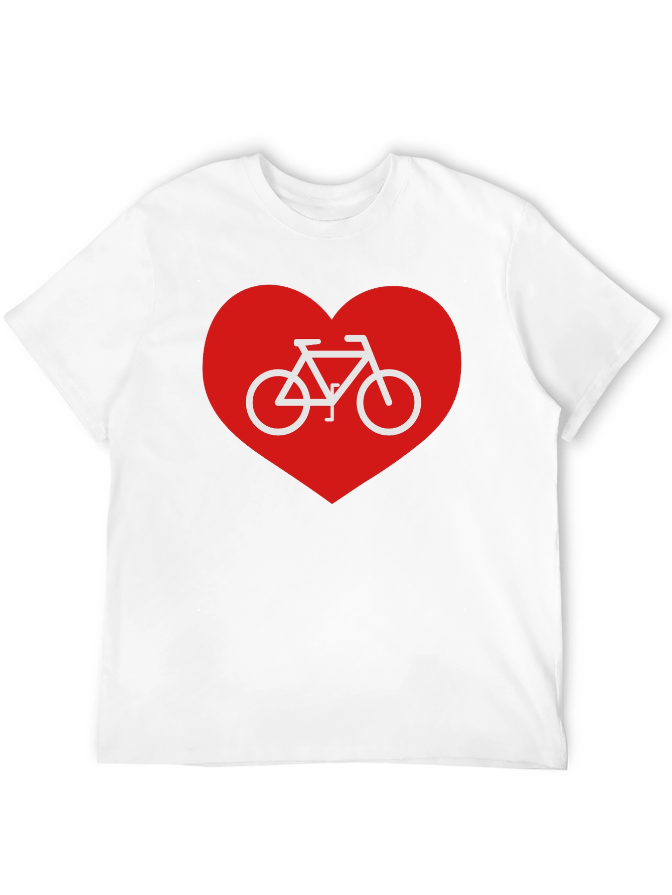 I Love Cycling T-Shirt - Bike Heart Graphic Tee