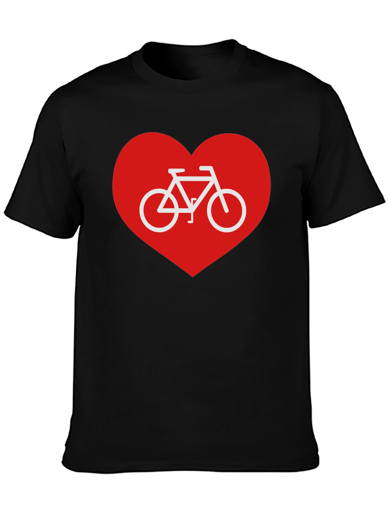 I Love Cycling T-Shirt - Bike Heart Graphic Tee