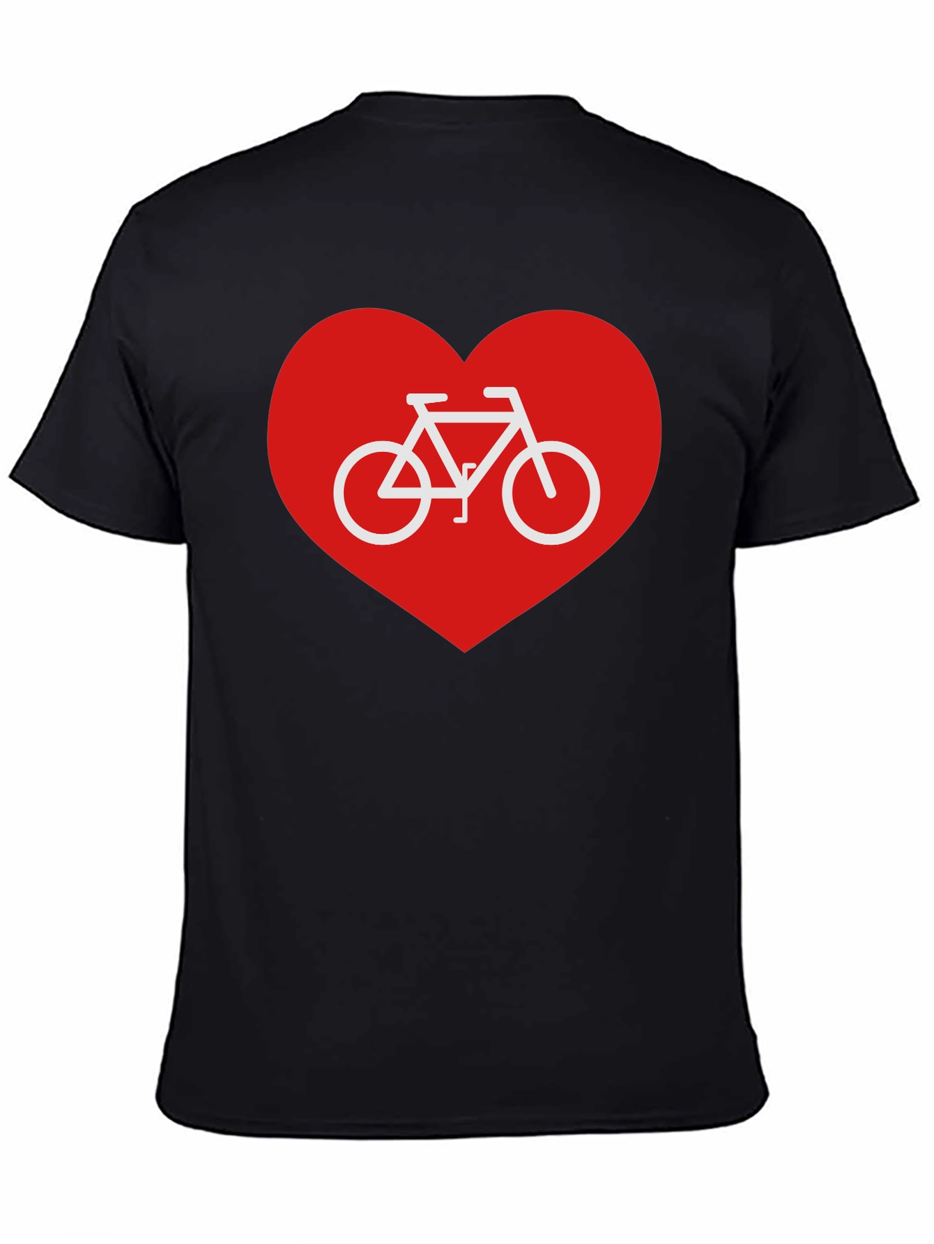 I Love Cycling T-Shirt - Bike Heart Graphic Tee