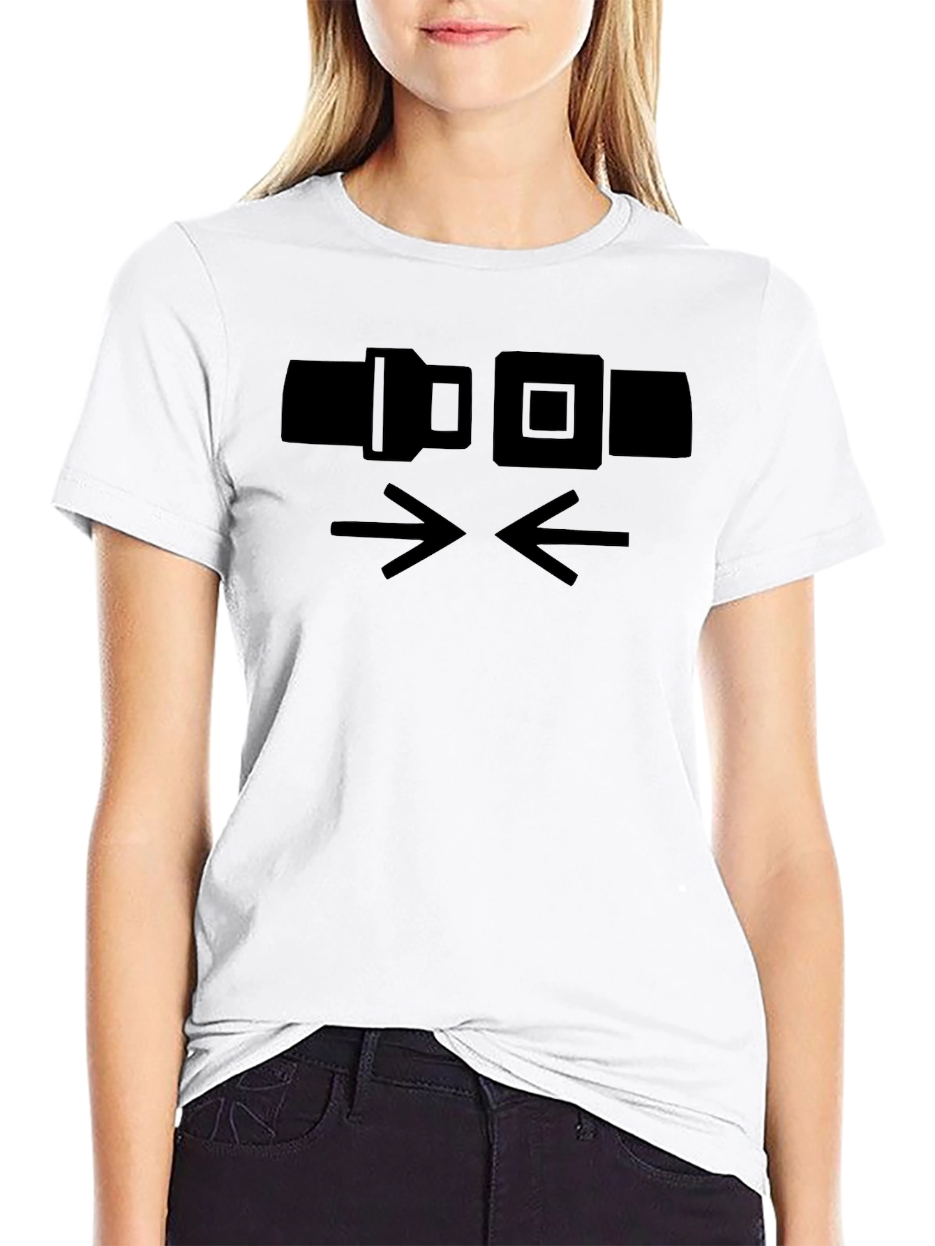 Buckle Up Graphic Tee - Black