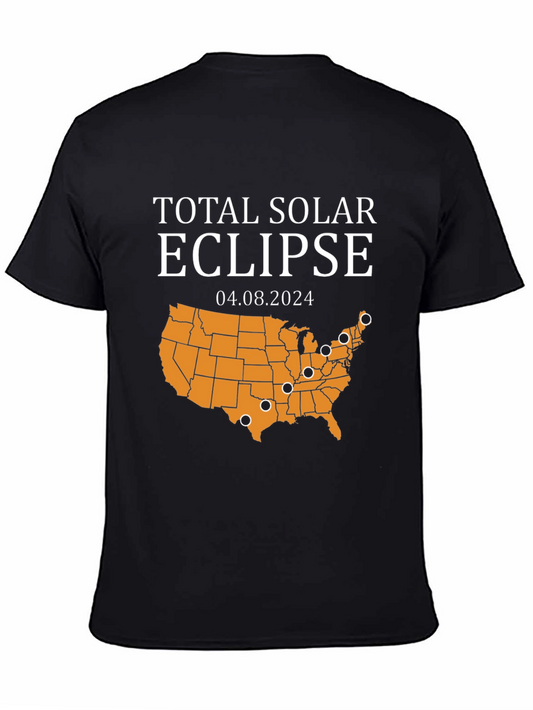 Total Solar Eclipse 2024 Map Graphic Tee
