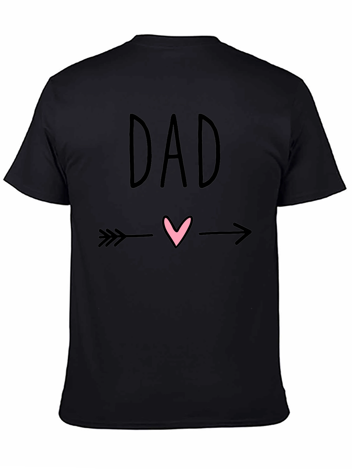 Dad Arrow Heart Graphic T-Shirt