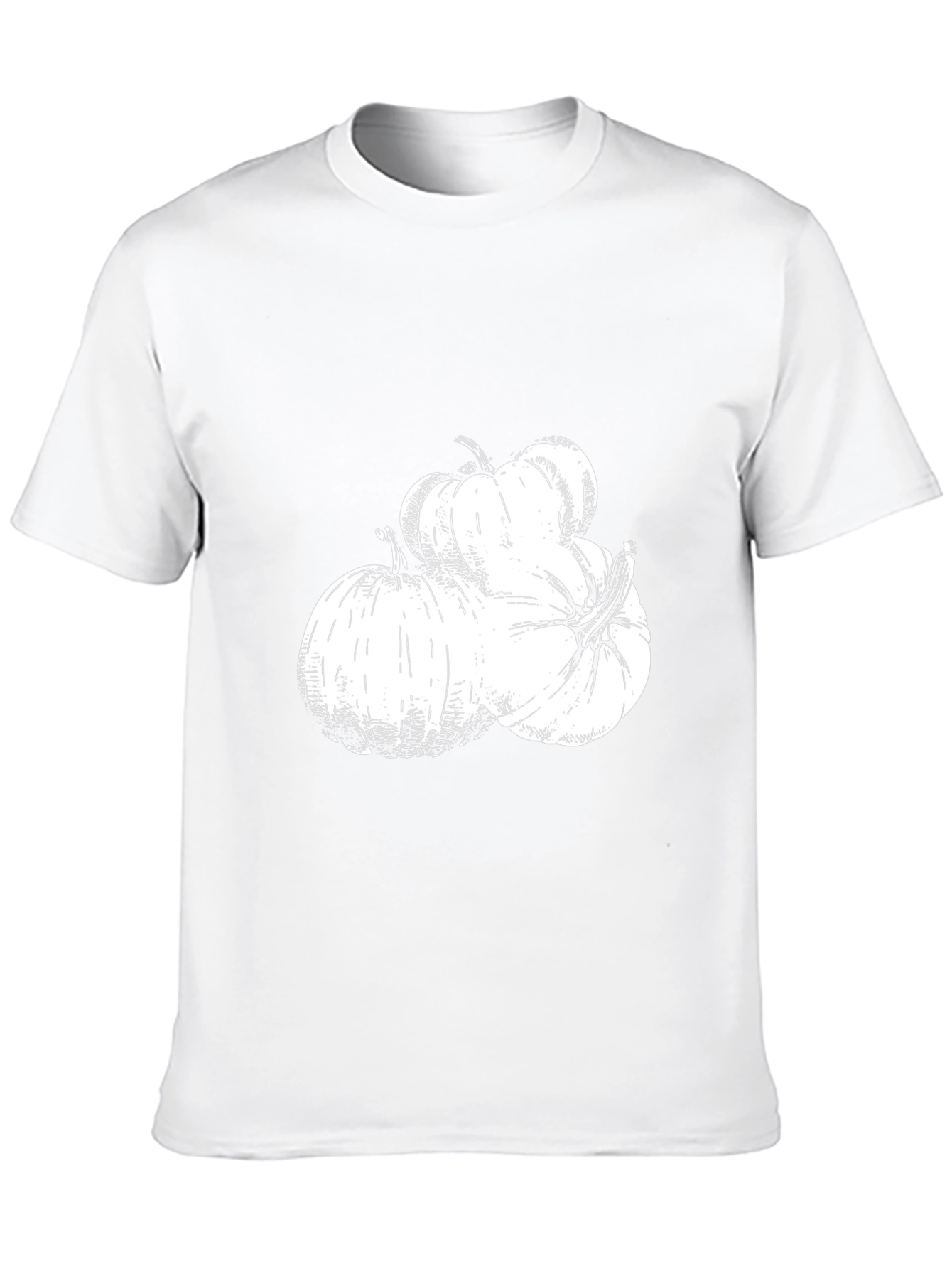 Pumpkin Patch Graphic Tee - Black Cotton Blend