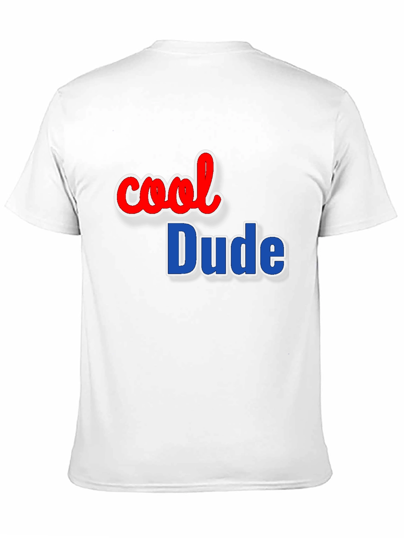 Cool Dude Graphic Tee - Black Cotton Blend