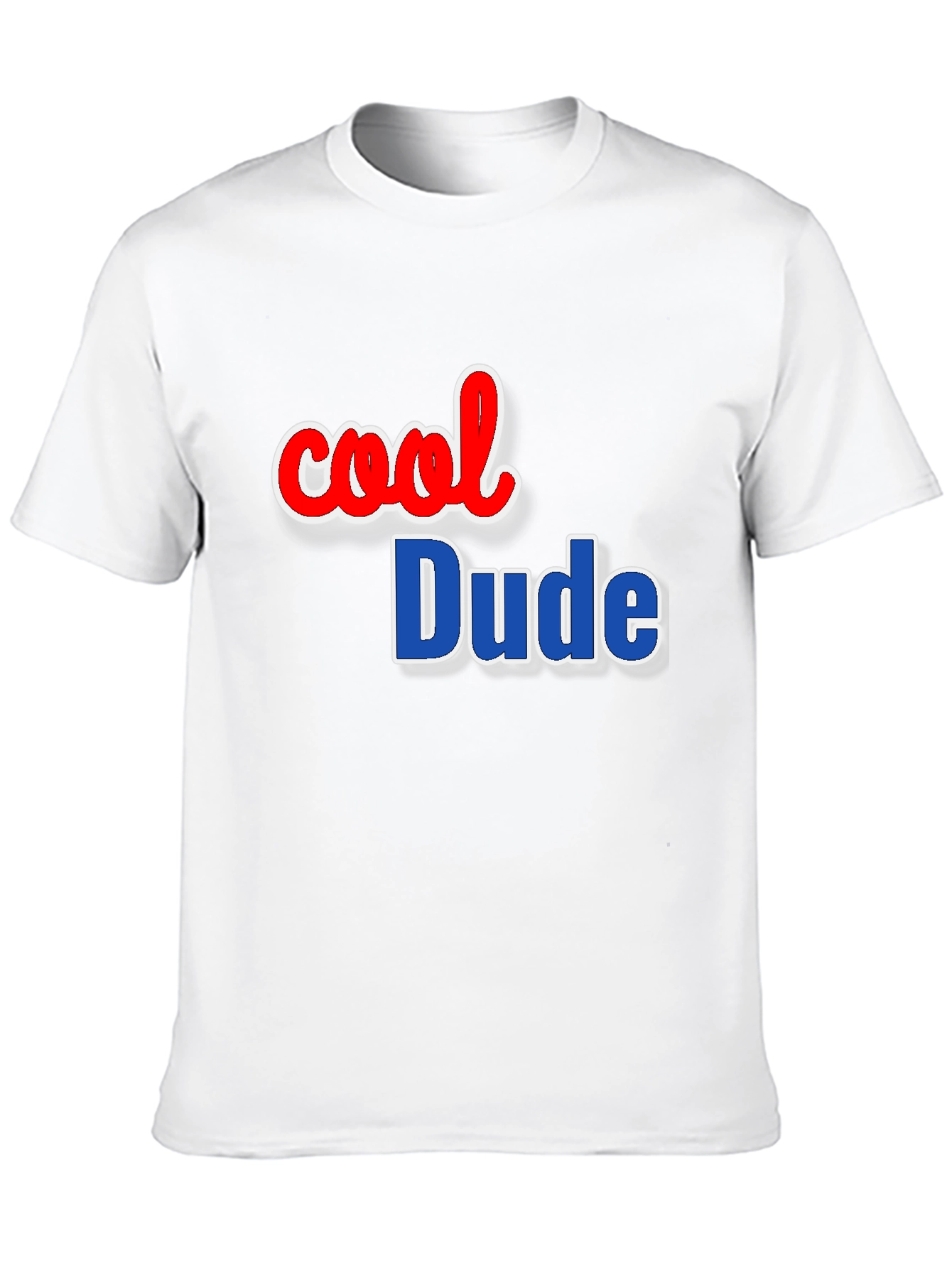 Cool Dude Graphic Tee - Black Cotton Blend