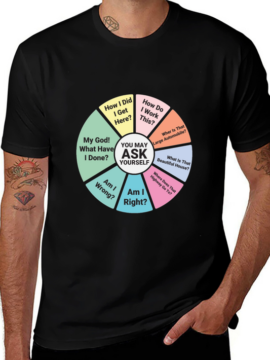 Philosophical Question Pie Chart T-Shirt