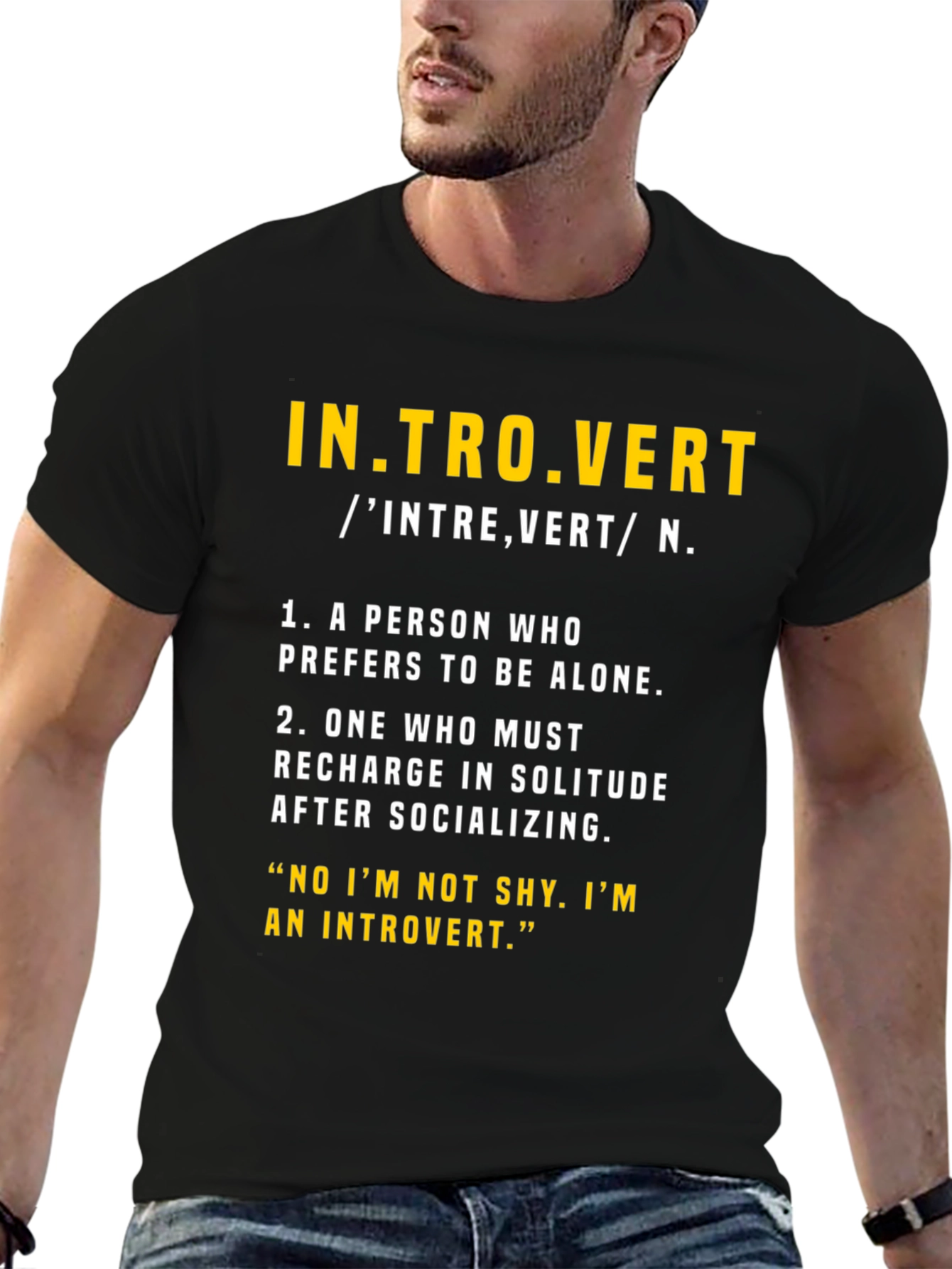 Introvert Definition Graphic T-Shirt