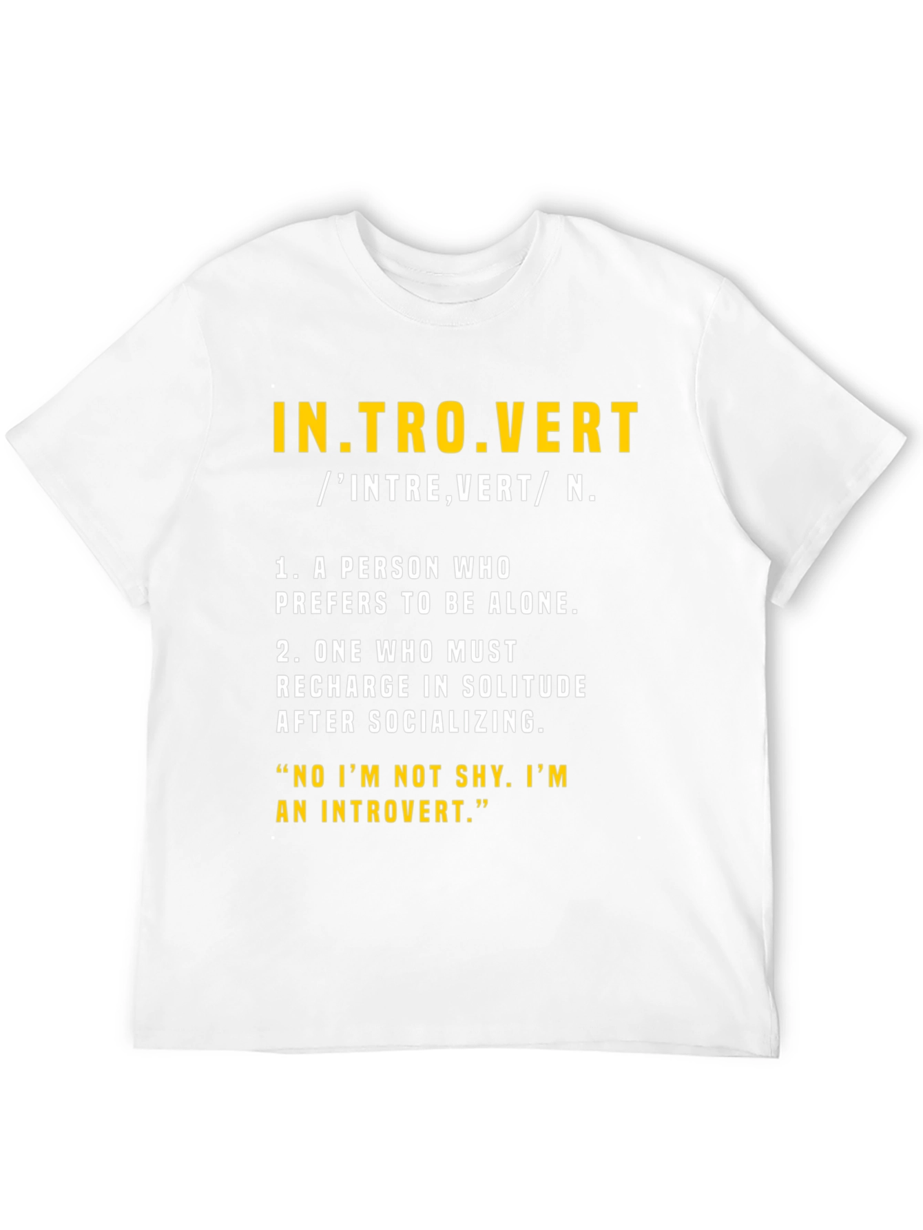 Introvert Definition Graphic T-Shirt