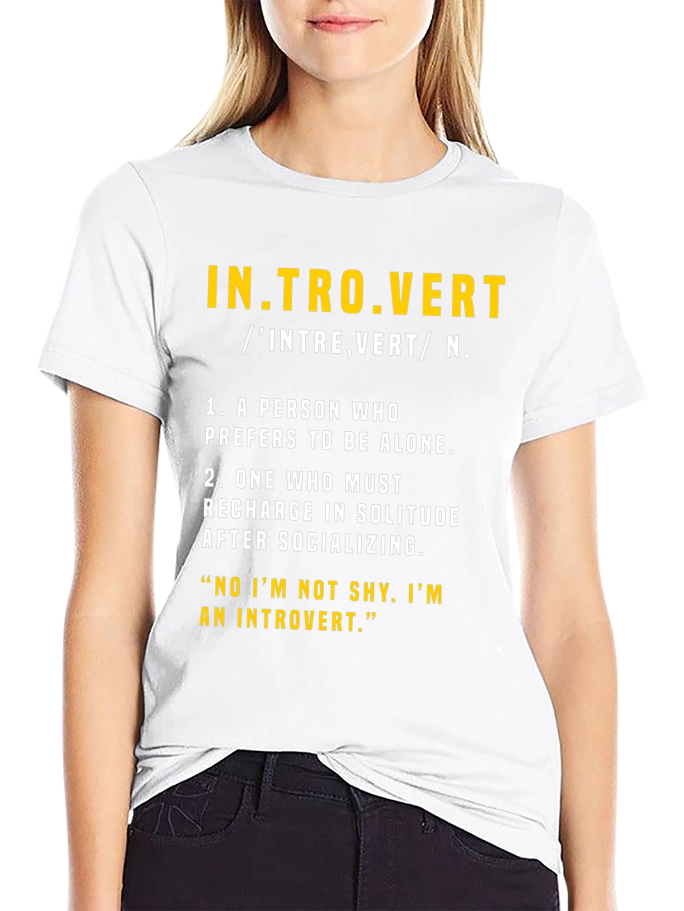 Introvert Definition Graphic T-Shirt