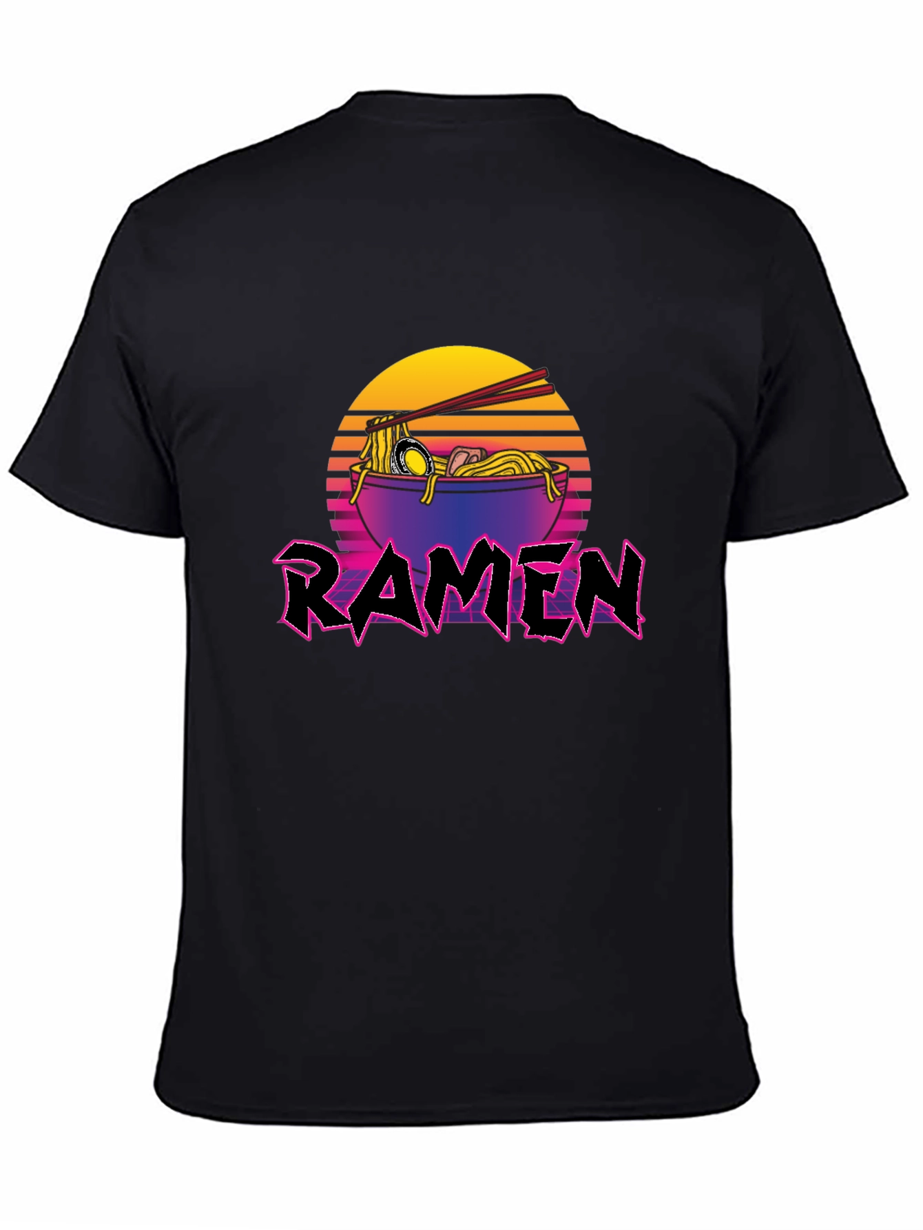 Retro Ramen T-Shirt - Noodle Bowl Design