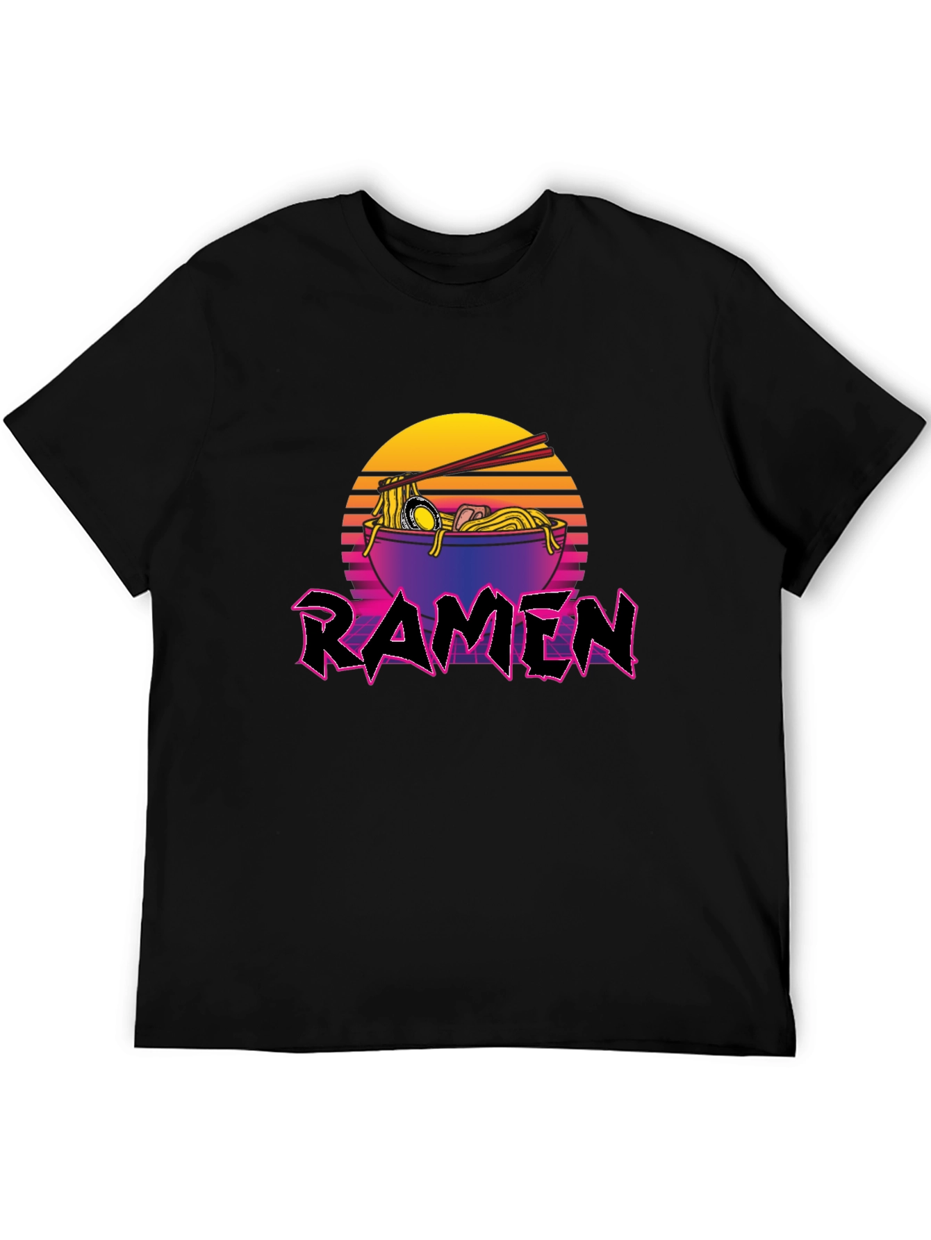 Retro Ramen T-Shirt - Noodle Bowl Design