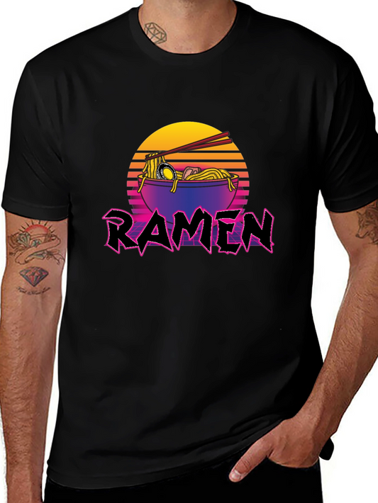 Retro Ramen T-Shirt - Noodle Bowl Design