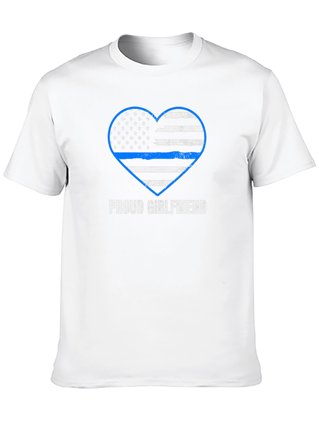 Proud Girlfriend Police Support T-Shirt
