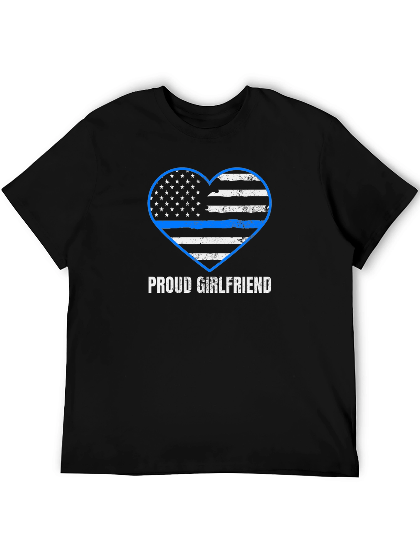 Proud Girlfriend Police Support T-Shirt