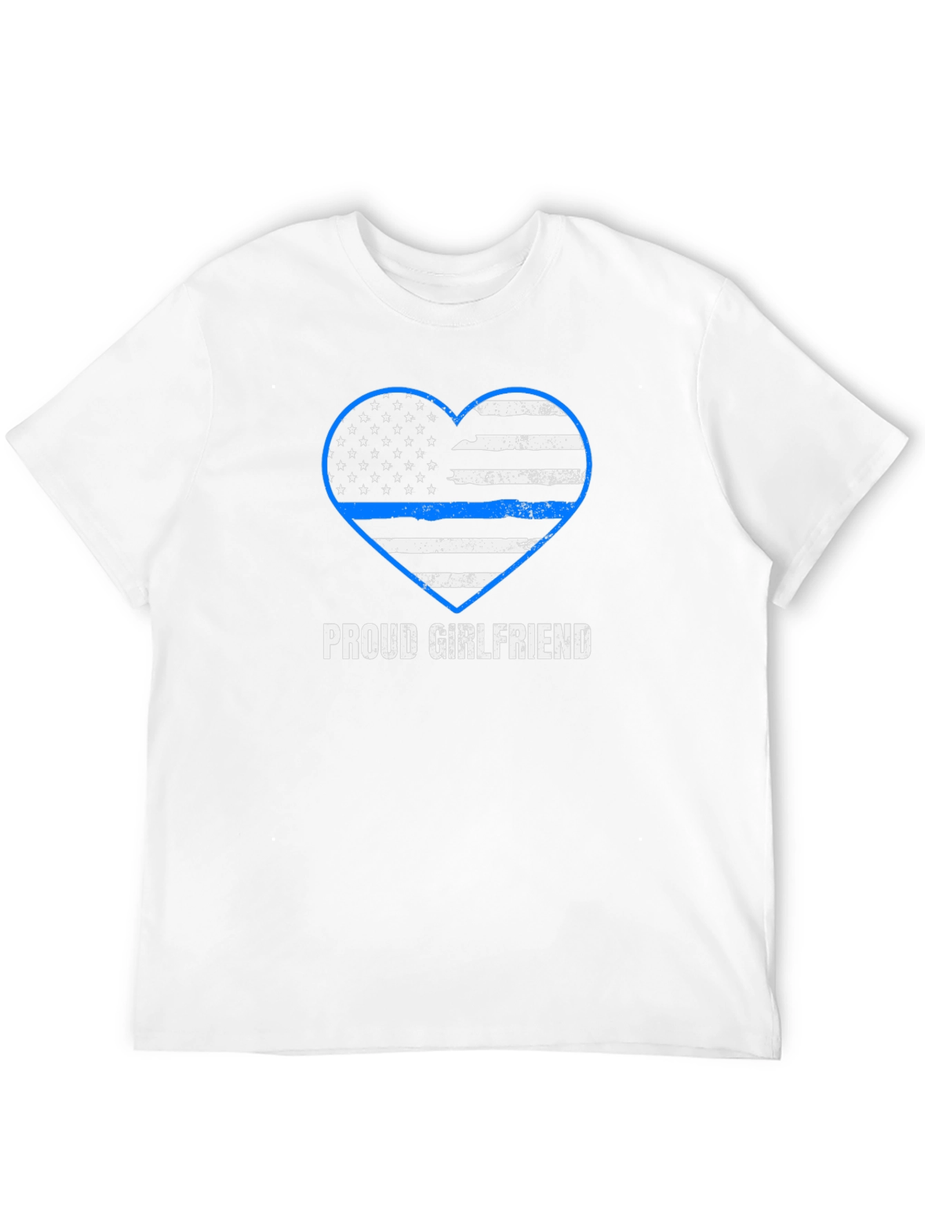 Proud Girlfriend Police Support T-Shirt