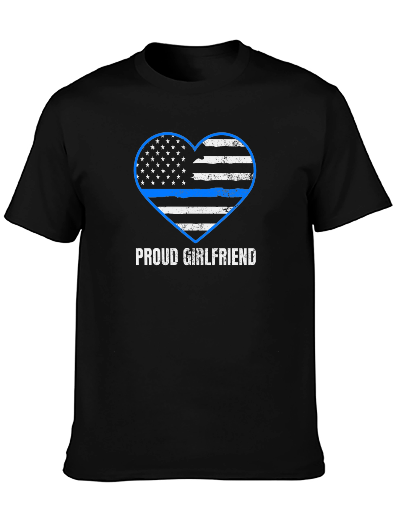 Proud Girlfriend Police Support T-Shirt