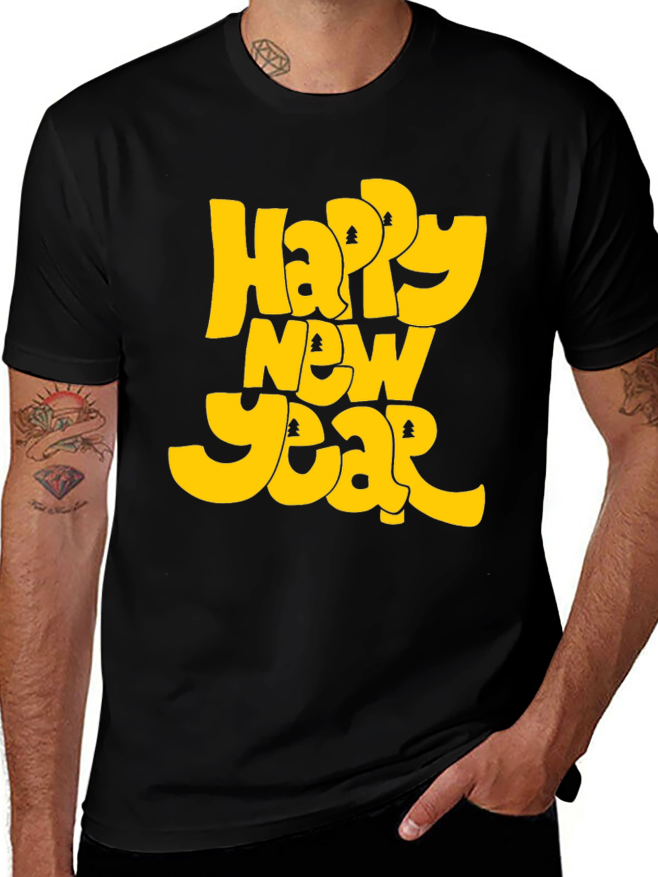 Happy New Year Graphic T-Shirt