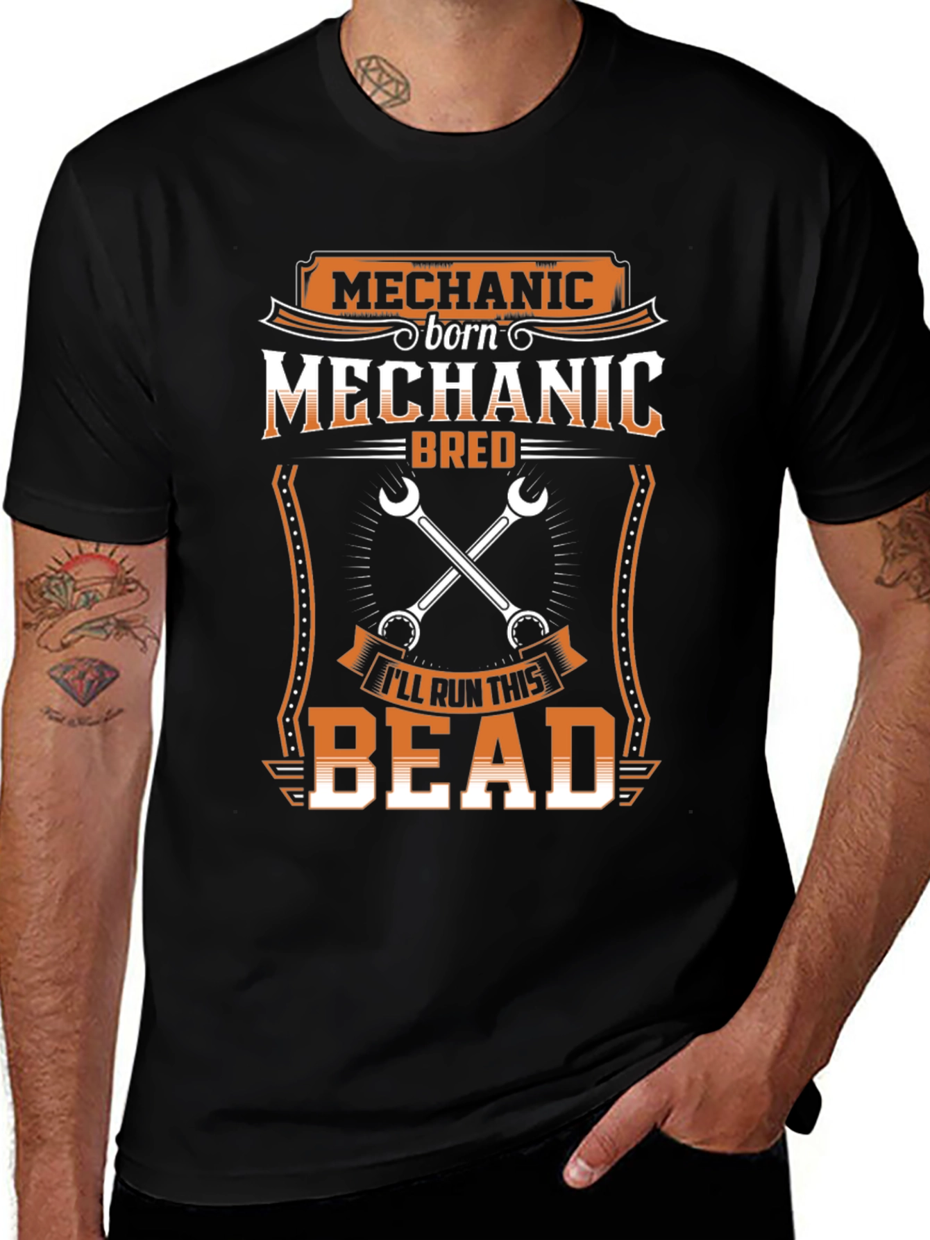 Mechanic Born Mechanic Bred T-Shirt