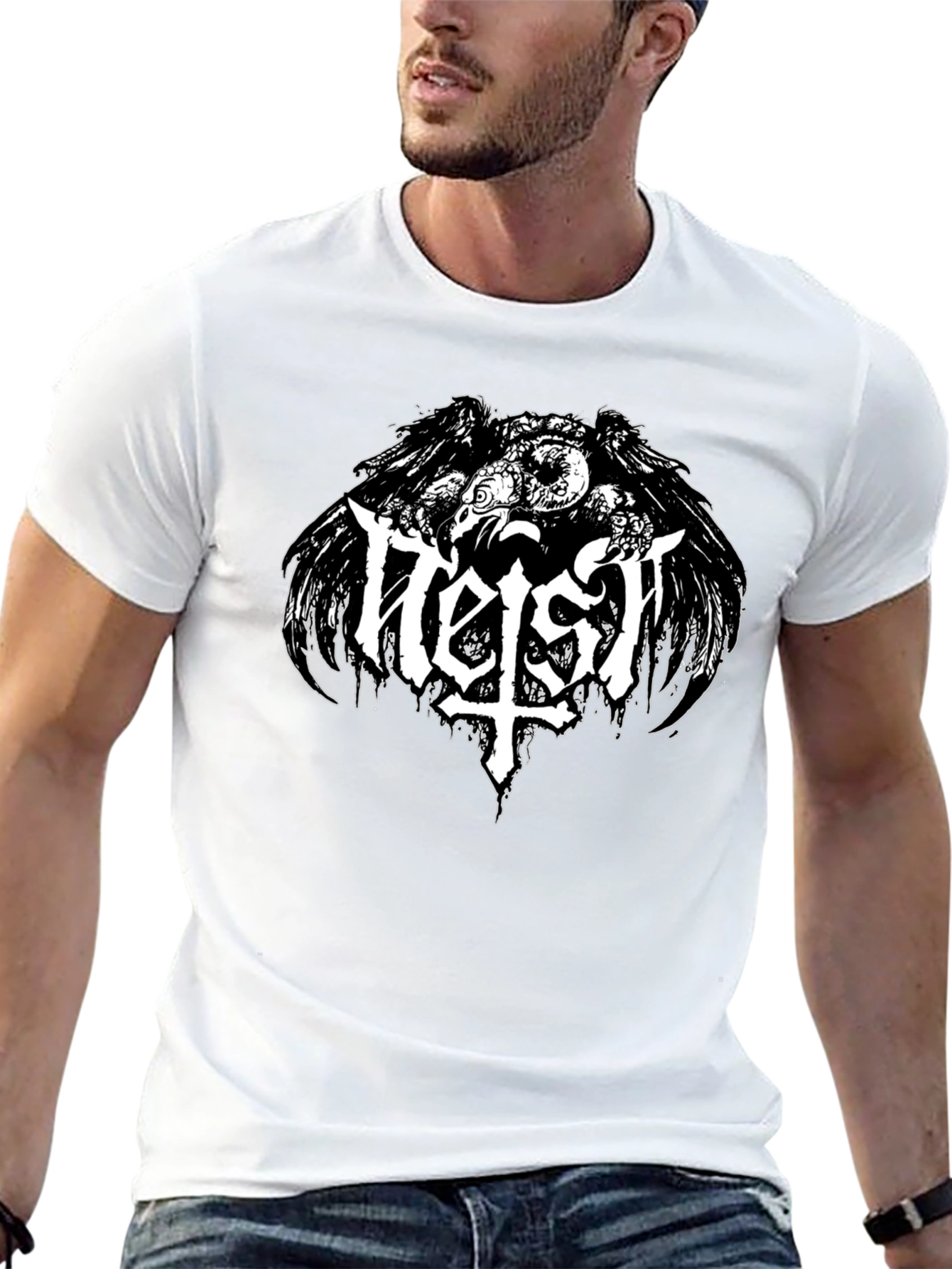 Heist Black Metal Band T-Shirt - Dark Graphic Tee