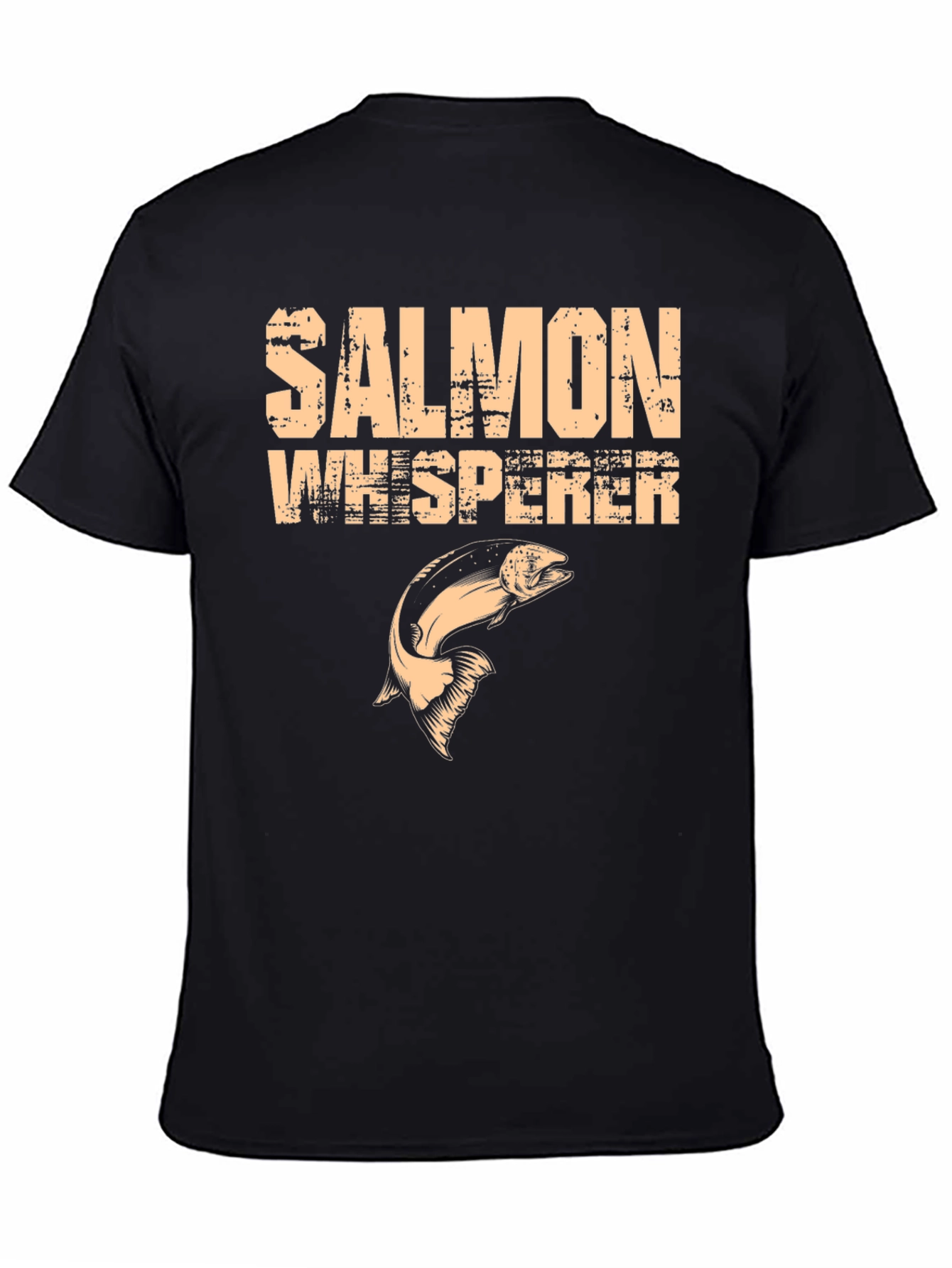 Salmon Whisperer Graphic T-Shirt - Black