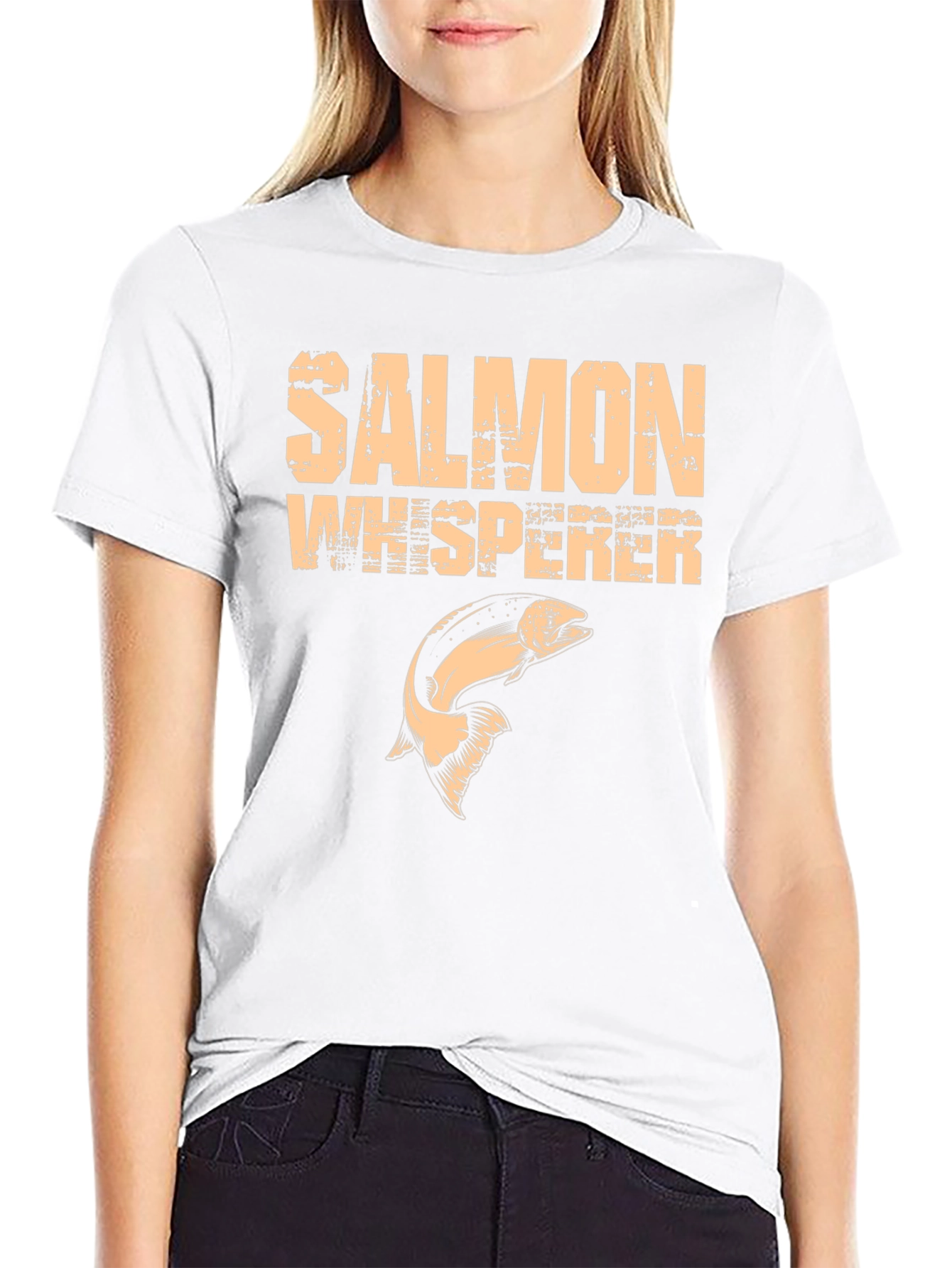 Salmon Whisperer Graphic T-Shirt - Black