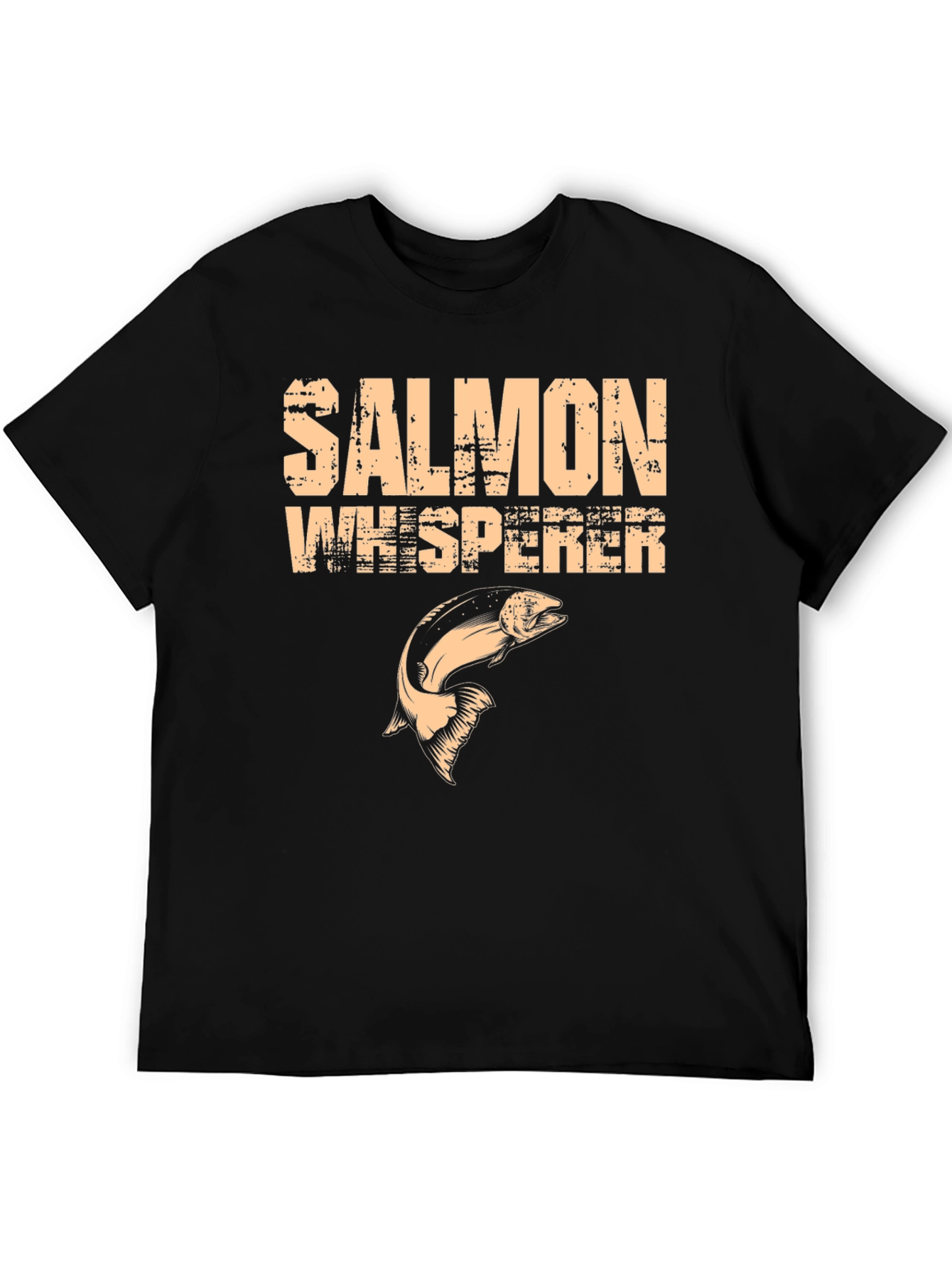 Salmon Whisperer Graphic T-Shirt - Black