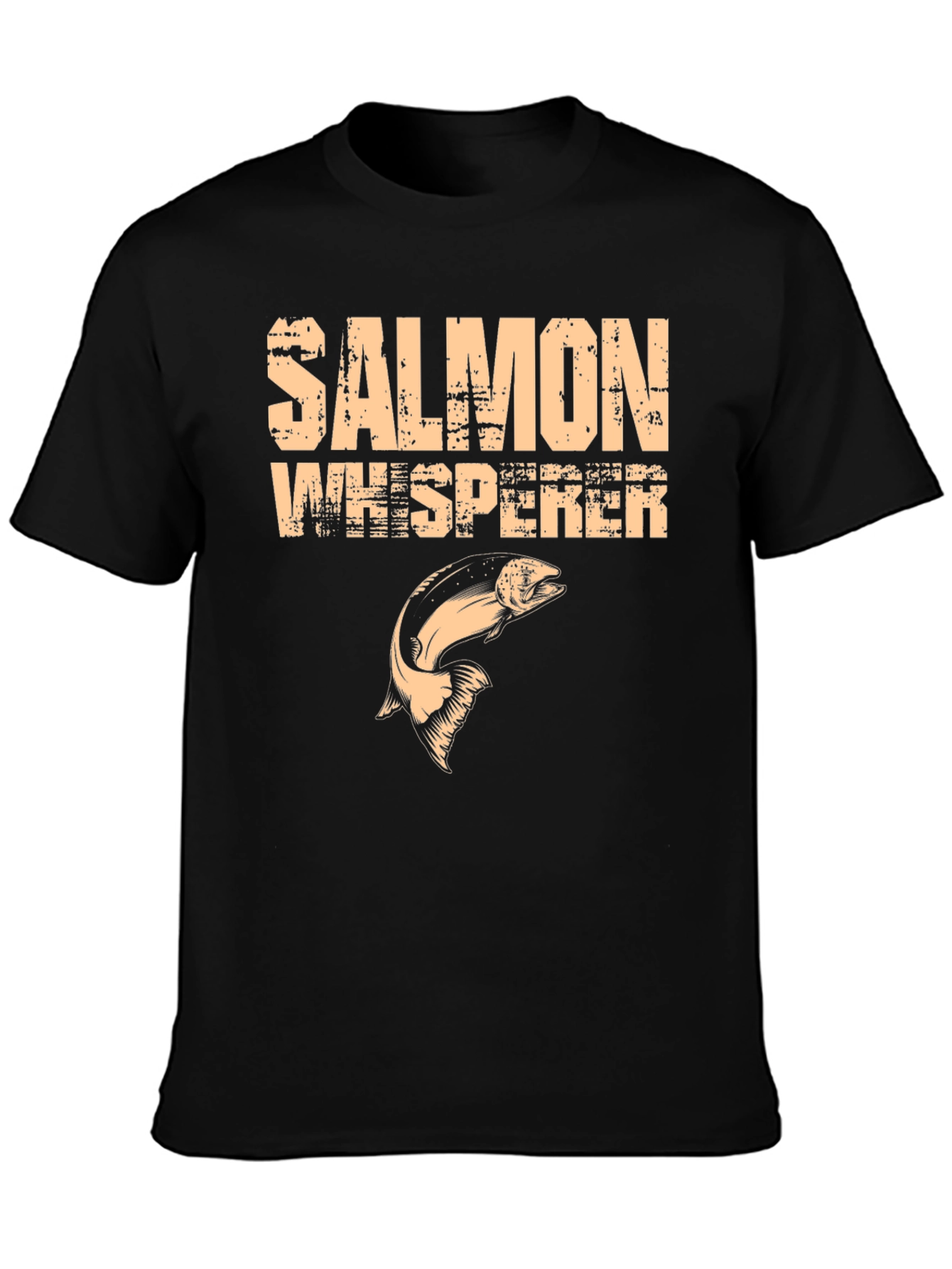 Salmon Whisperer Graphic T-Shirt - Black