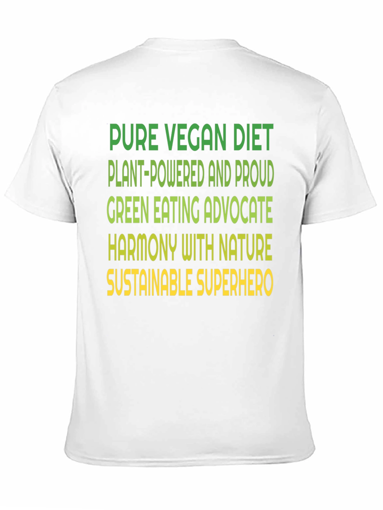 Vegan Diet Advocate Graphic T-Shirt
