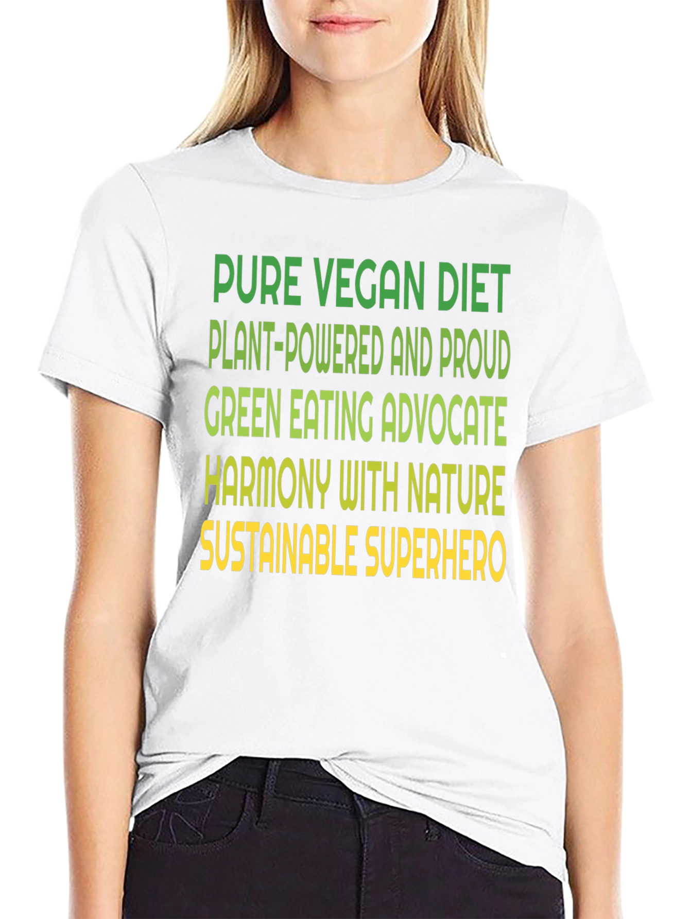 Vegan Diet Advocate Graphic T-Shirt