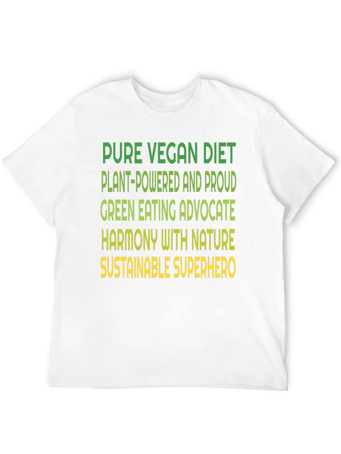Vegan Diet Advocate Graphic T-Shirt